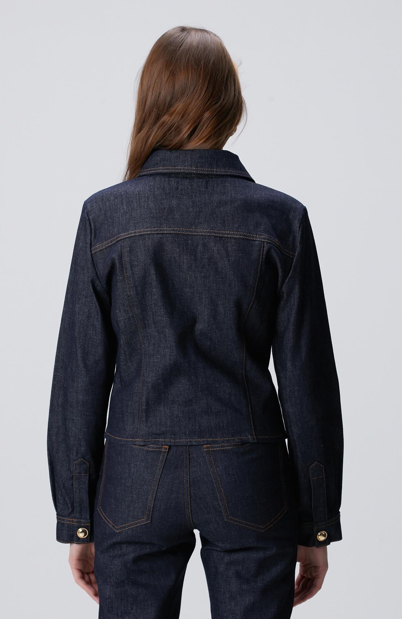 Network Kadın Lacivert Denim Ceket