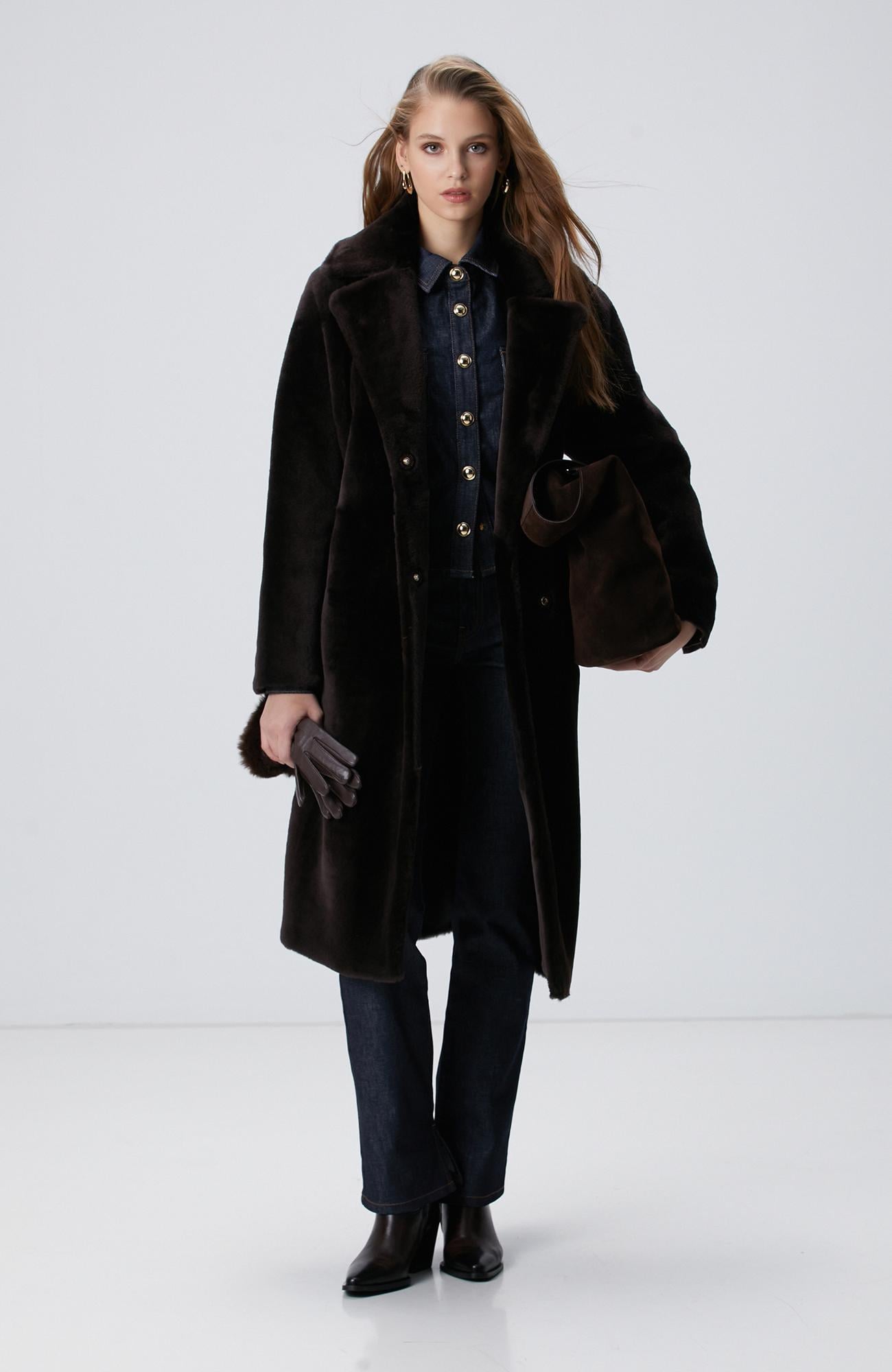 Network Kadın Lacivert Denim Ceket