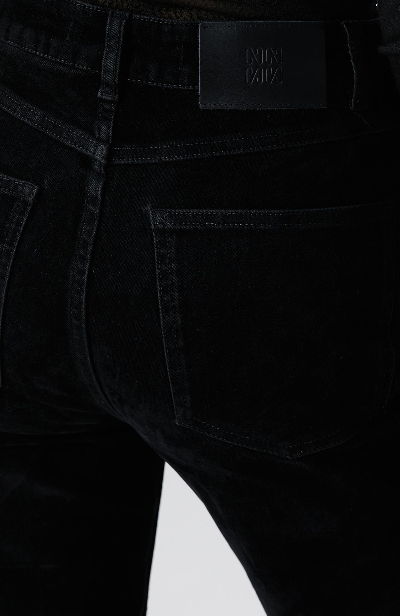 Network Kadın Siyah Kadife Denim Pantolon