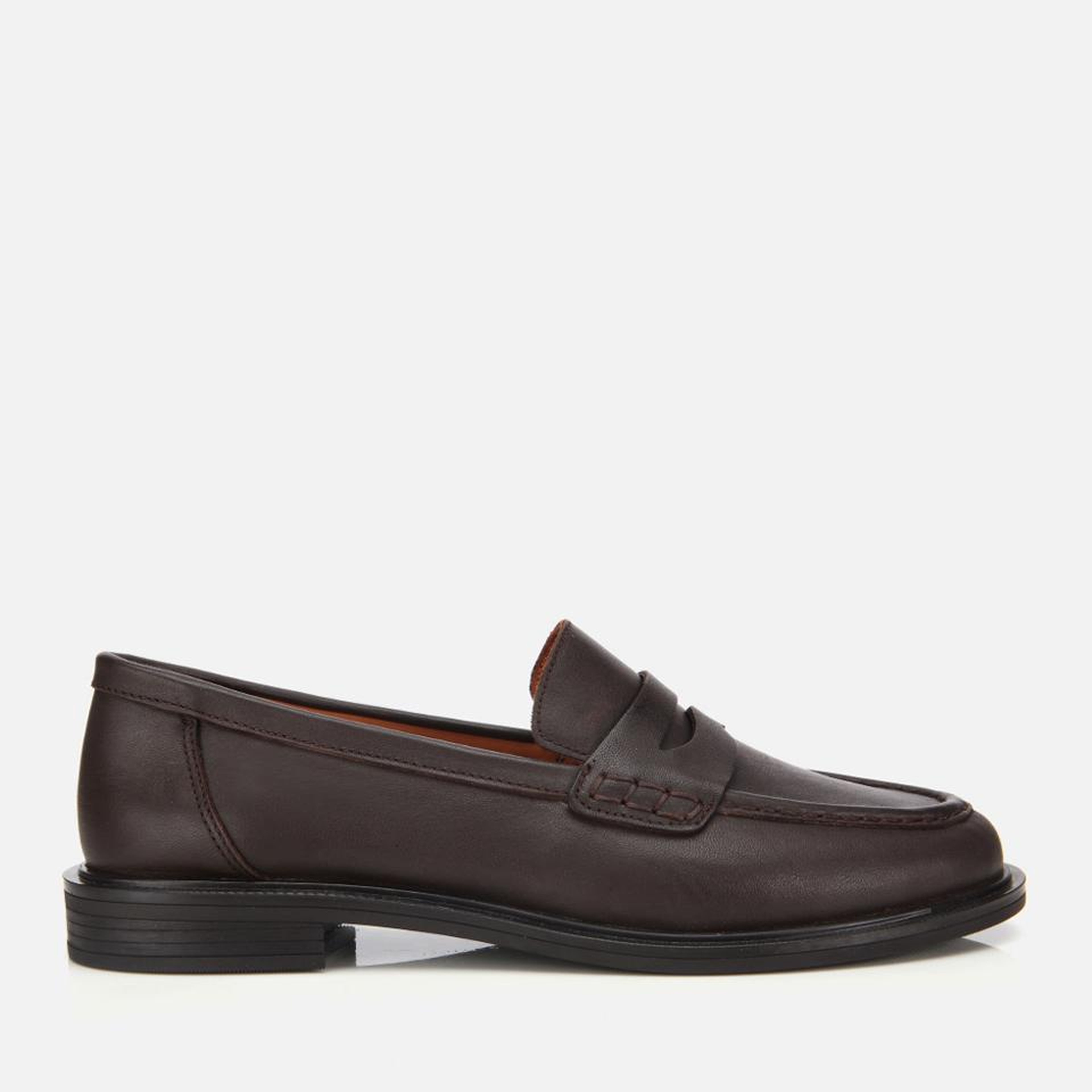 Kadın Deri Kahverengi Yumuşak Dokulu Klasik Loafer