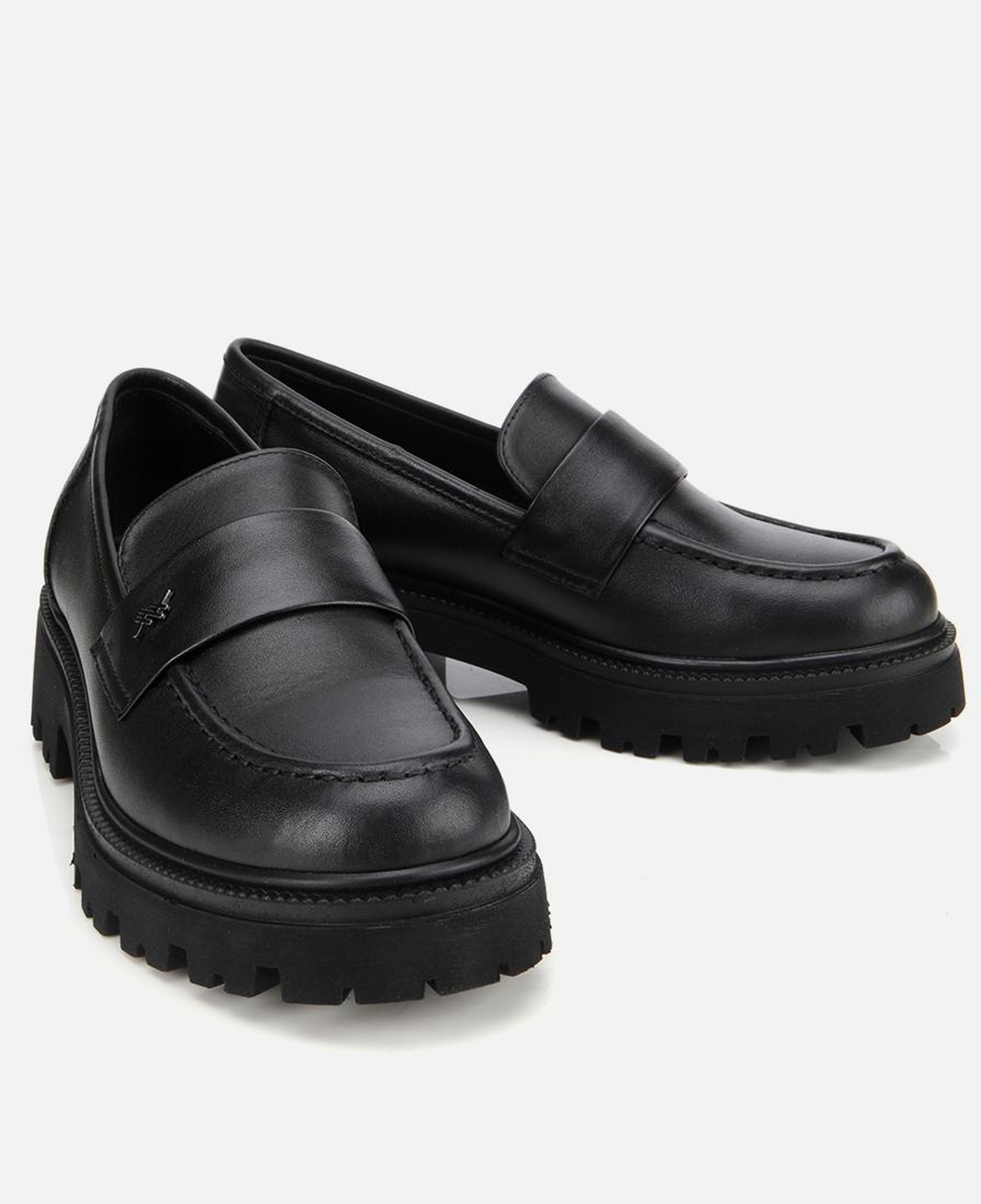 Kadın Deri Siyah Yumuşak Dokulu Günlük Loafer