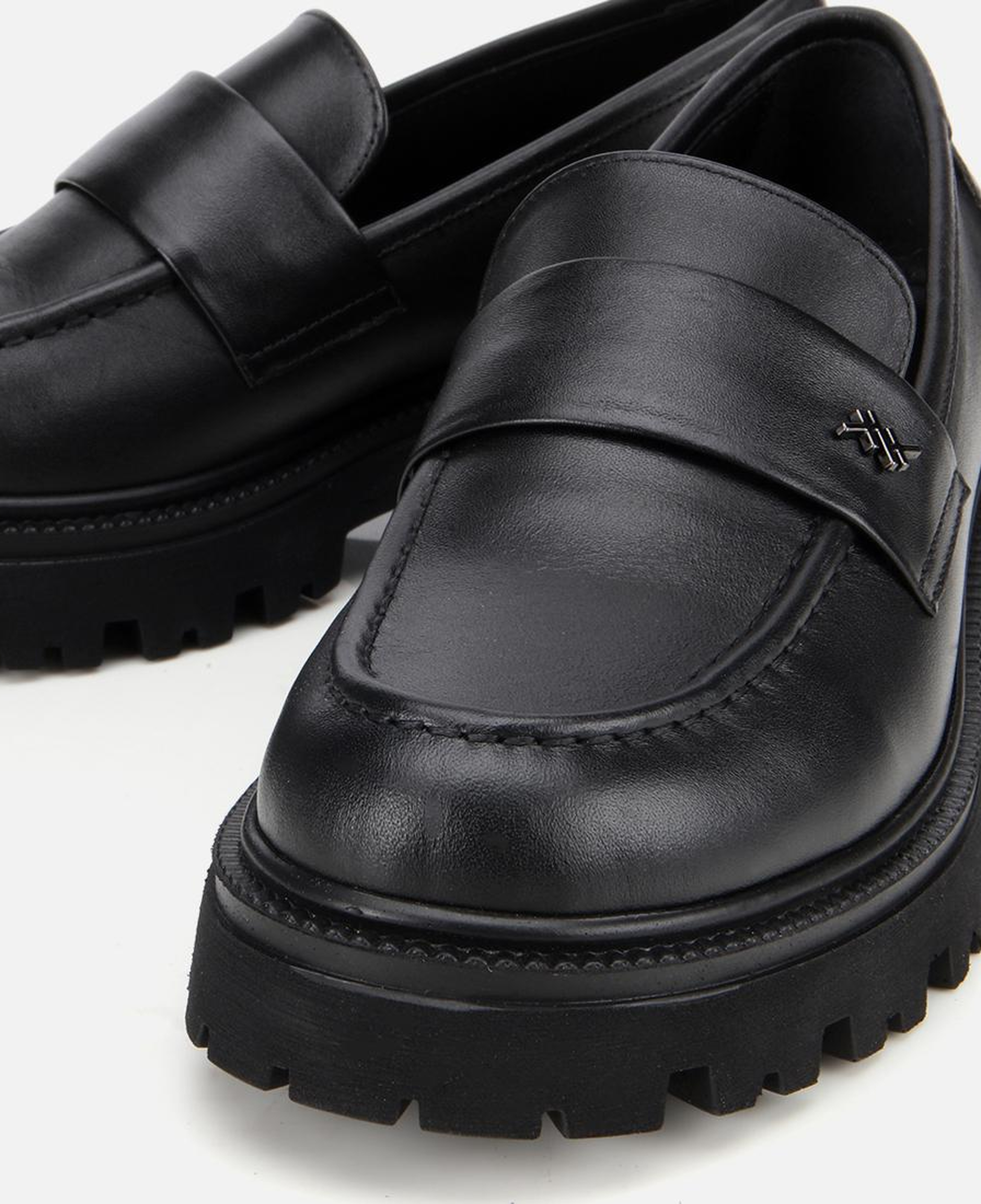 Kadın Deri Siyah Yumuşak Dokulu Günlük Loafer