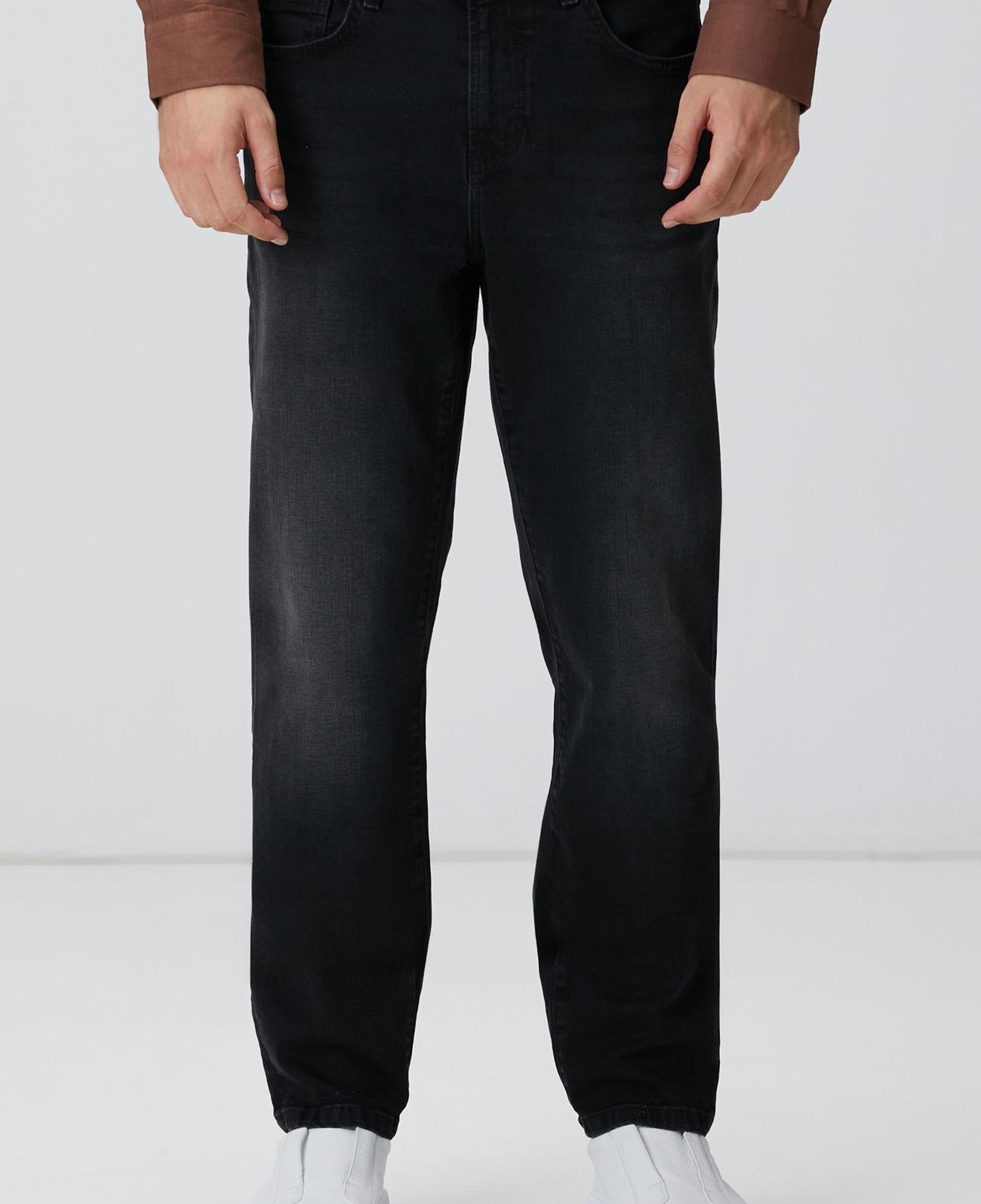 Network Erkek Antrasit Denim Pantolon