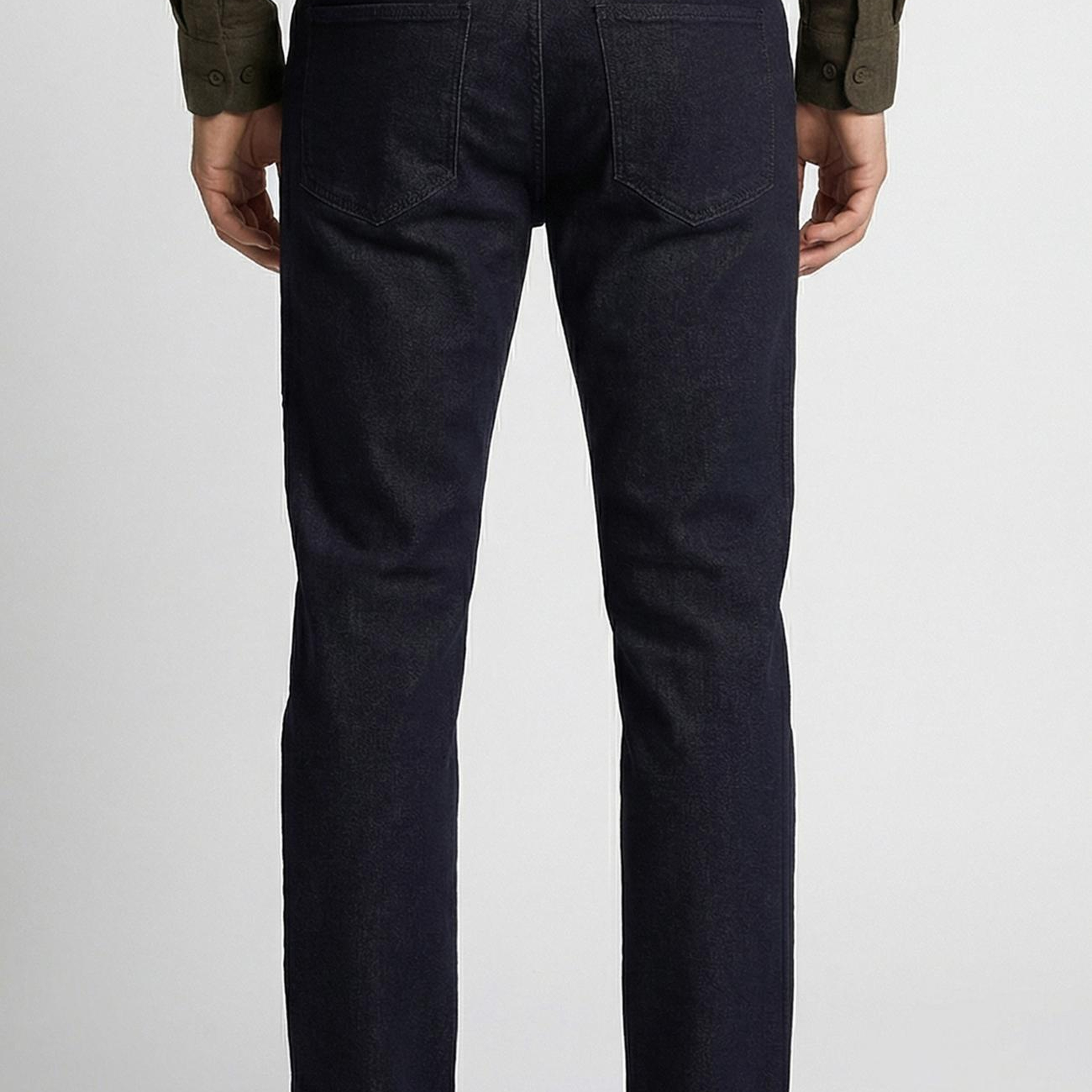 Network Erkek Siyah Cashmere Touch Denim Pantolon