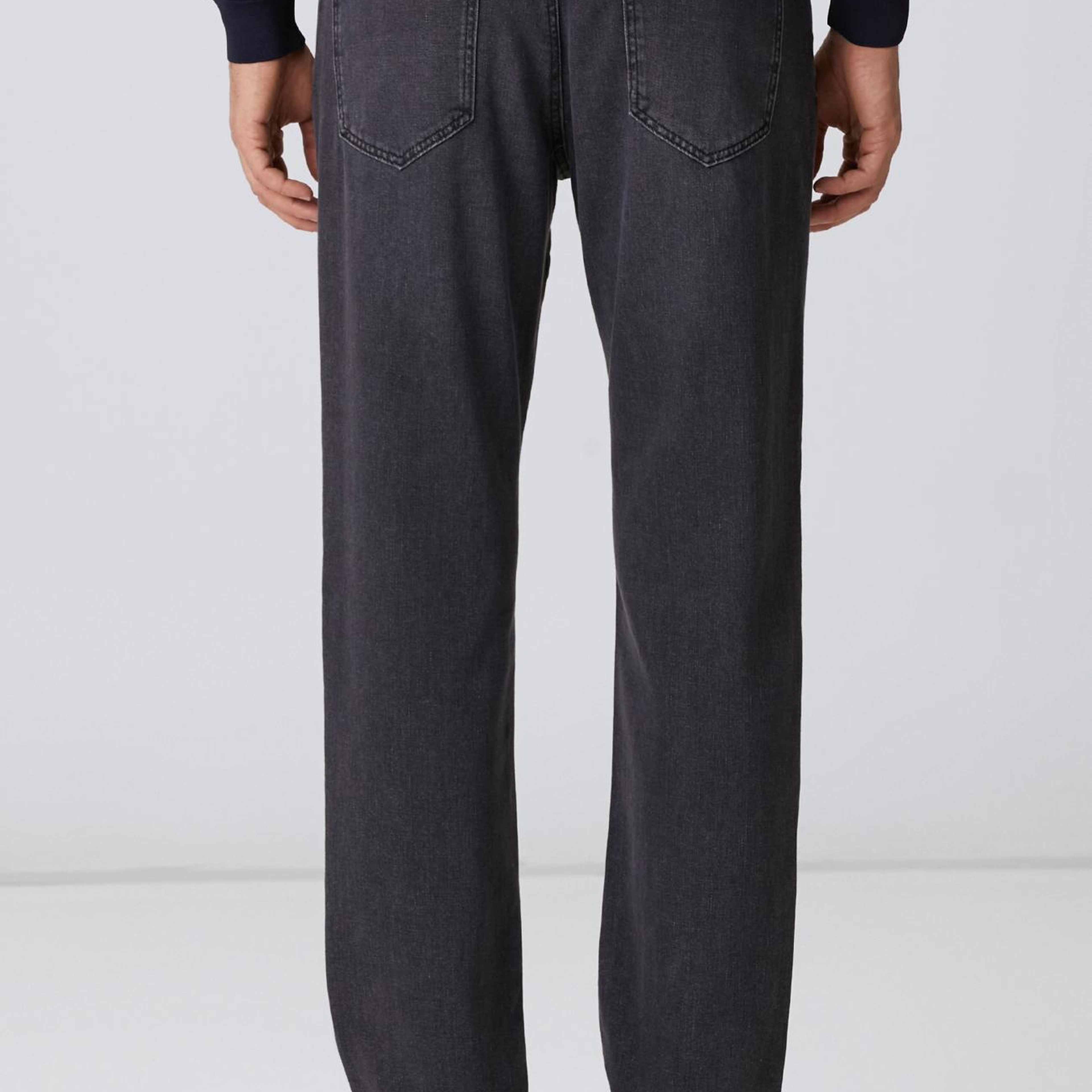 Network Erkek Cashmere Touch Gri Denim Pantolon