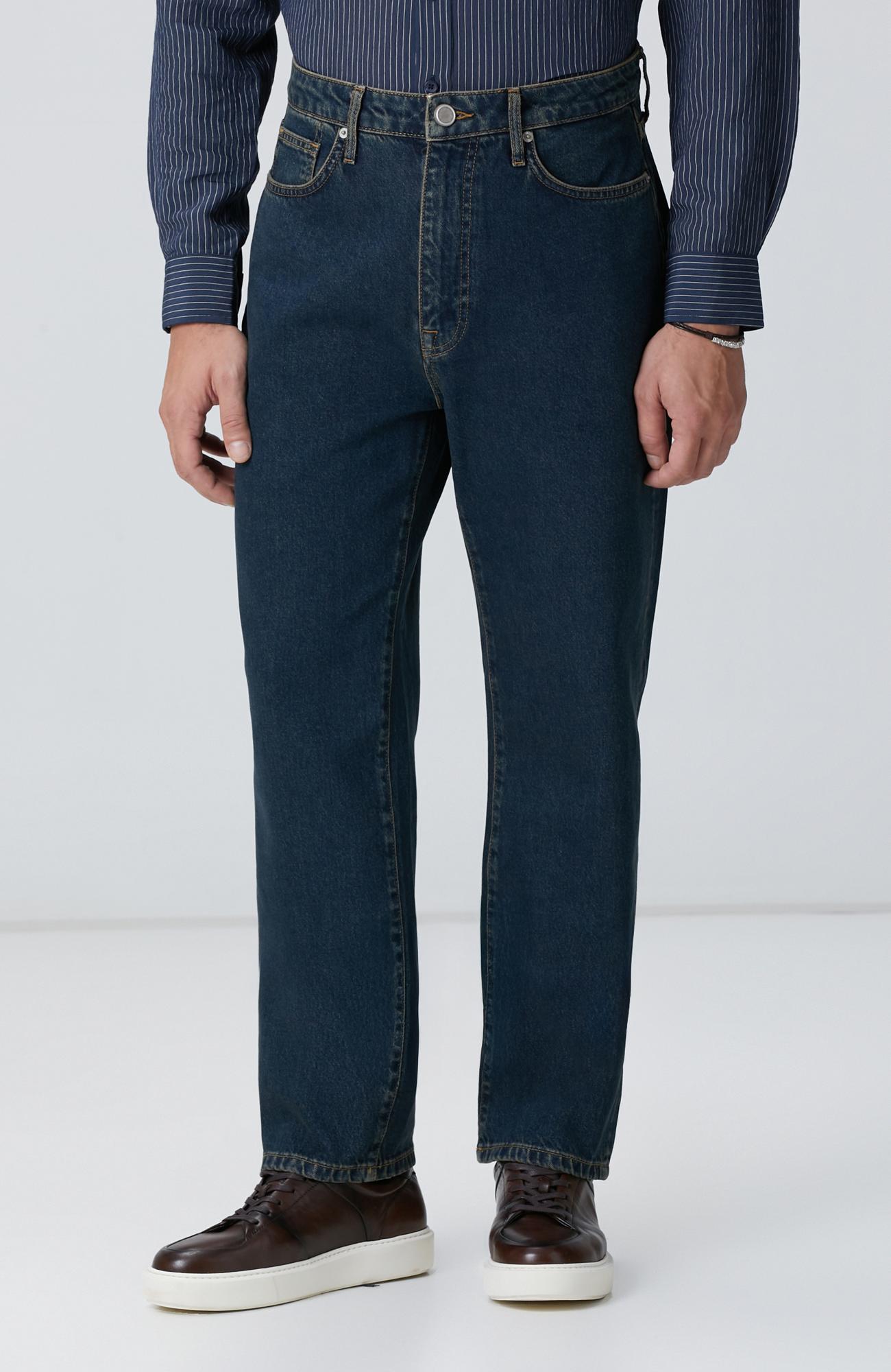 Network Erkek Lacivert Denim Pantolon