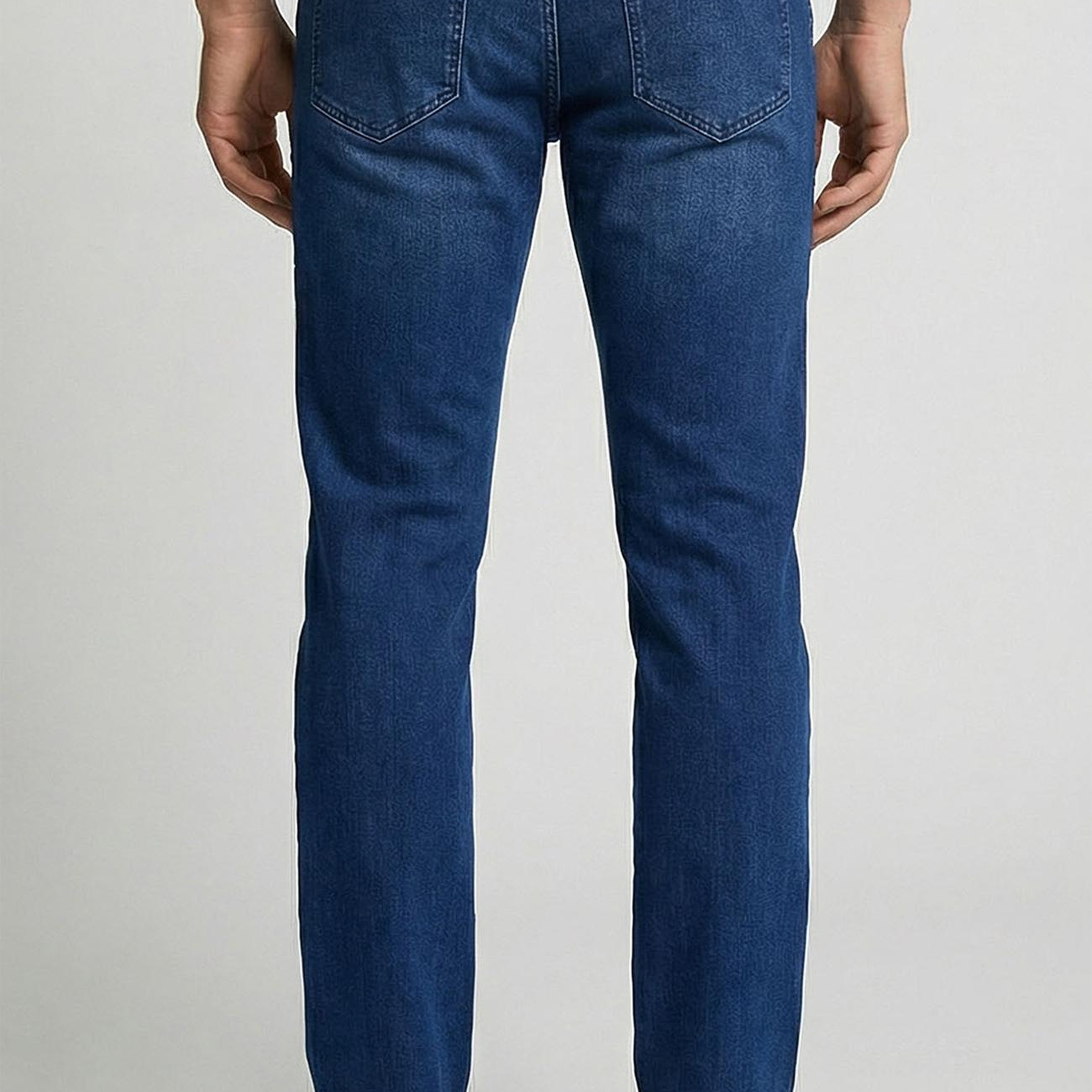 Network Erkek Mavi Cashmere Touch Denim Pantolon