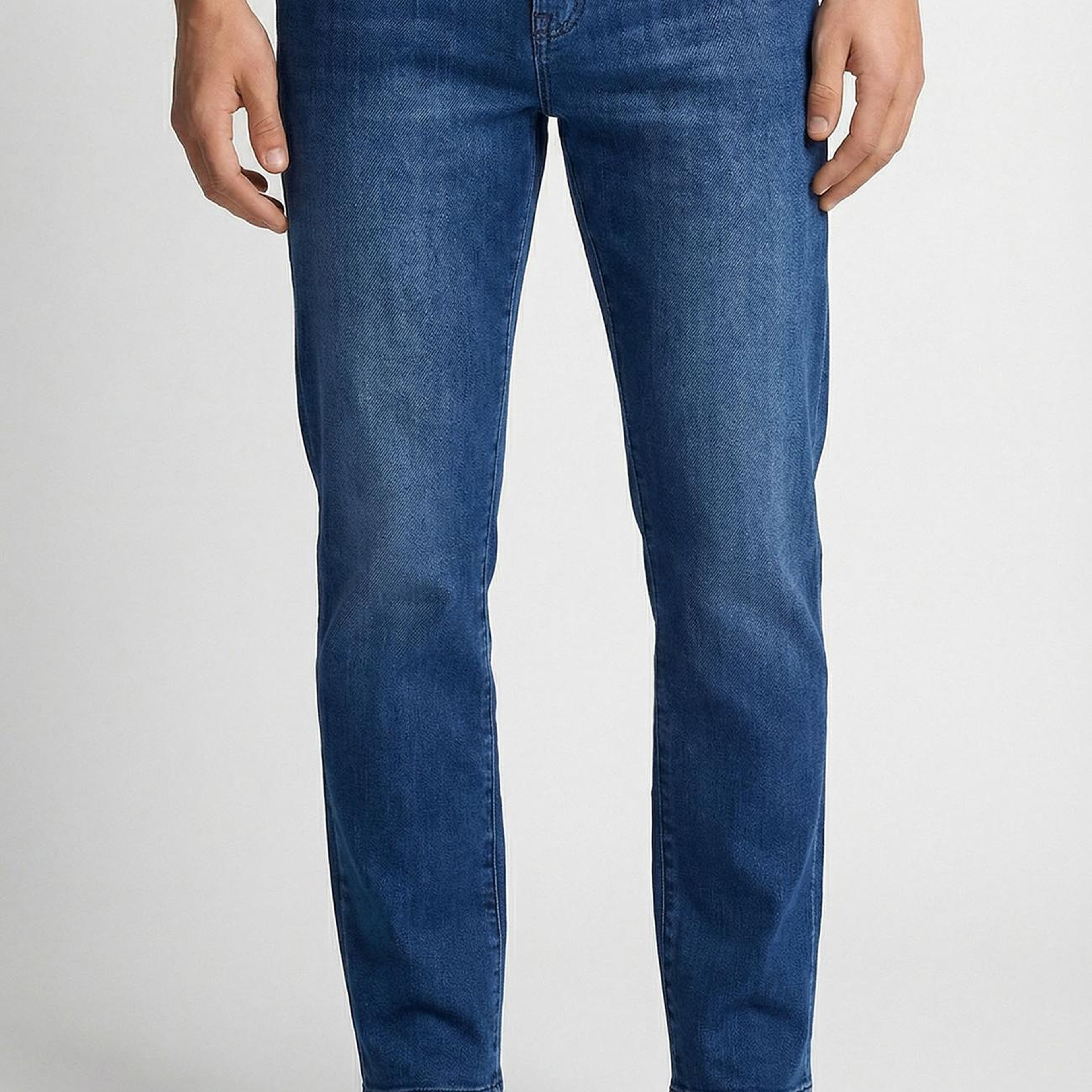 Network Erkek Mavi Cashmere Touch Denim Pantolon