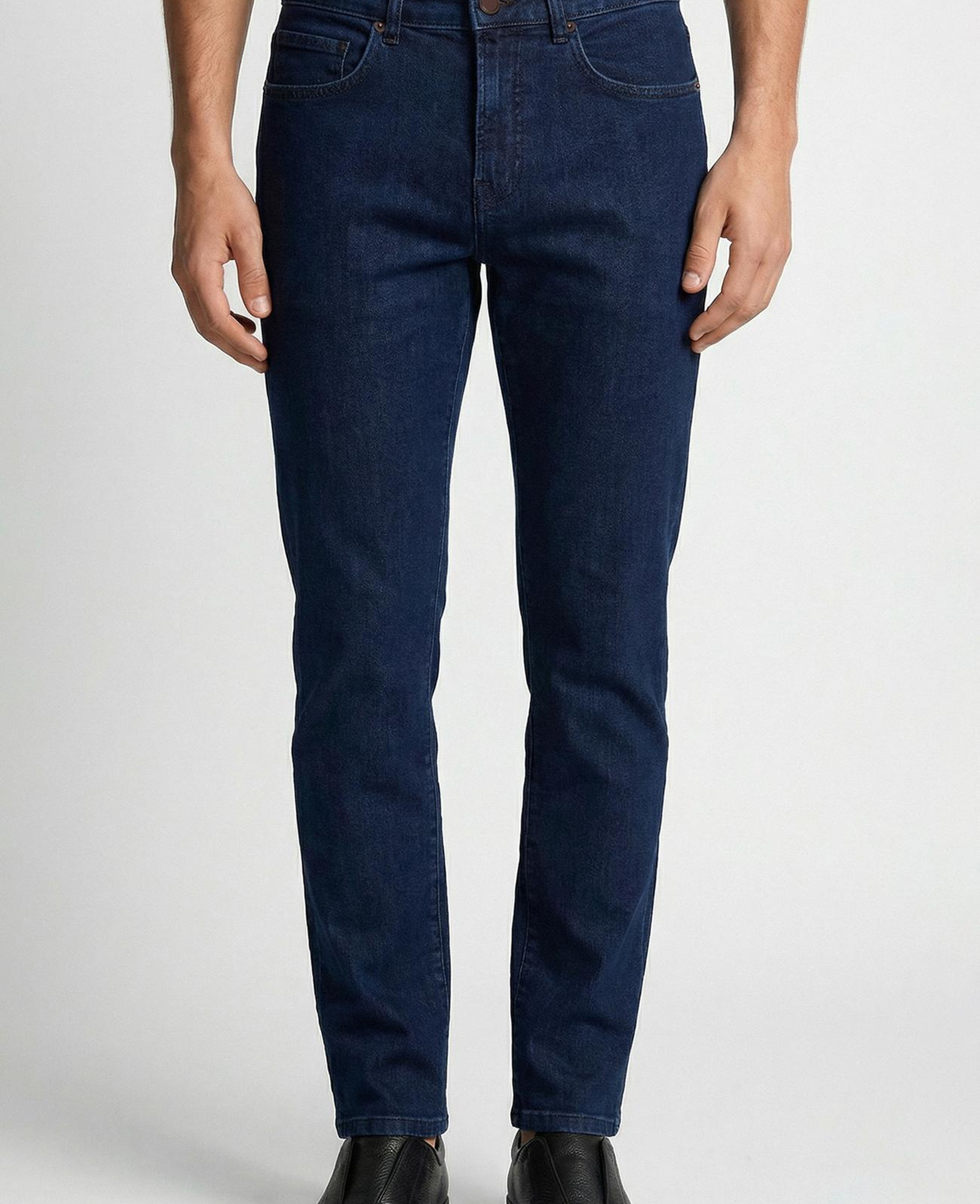 Network Erkek Lacivert Cashmere Touch Denim Pantolon