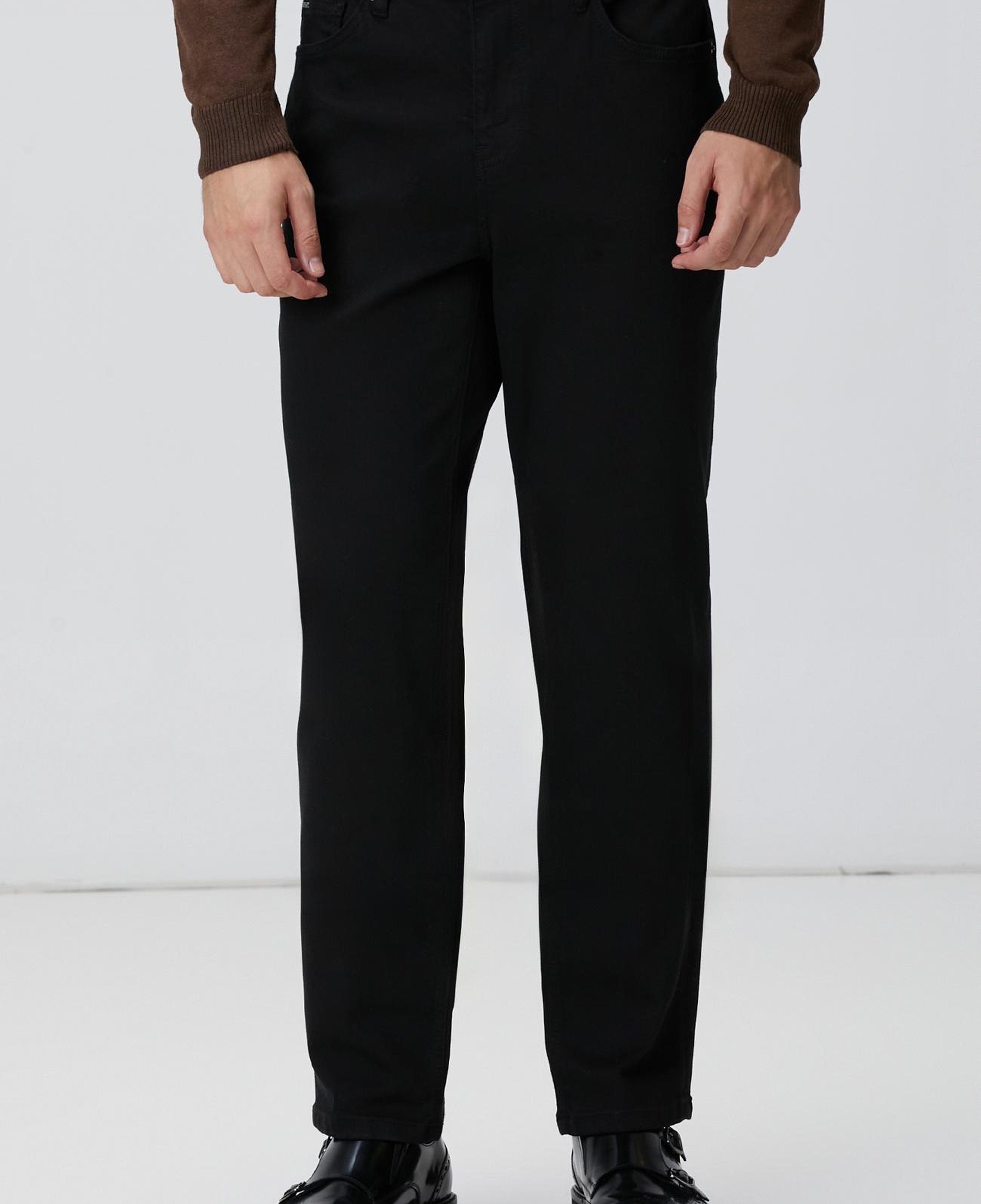Network Erkek Siyah Denim Pantolon