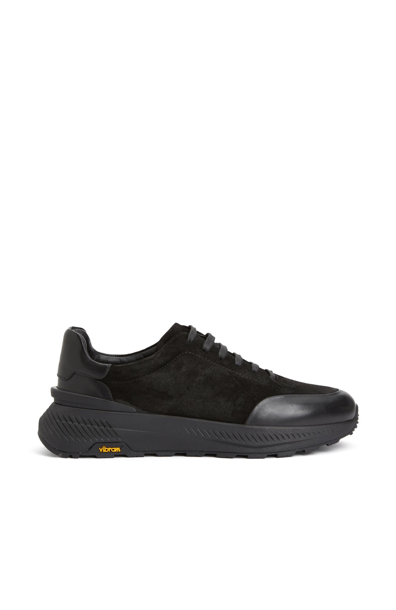 Network Erkek Siyah Deri Sneaker