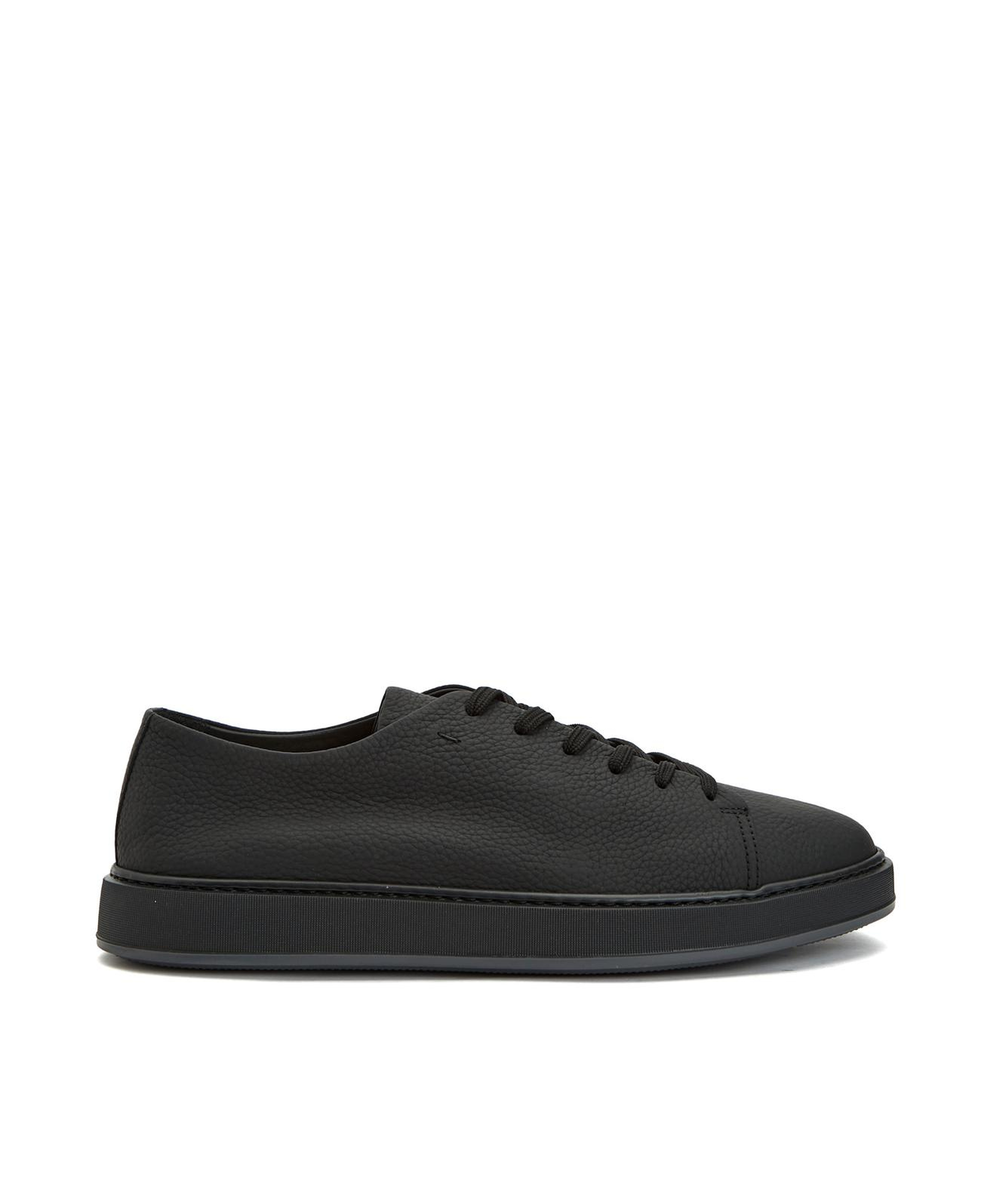 Network Erkek Siyah Deri Sneaker