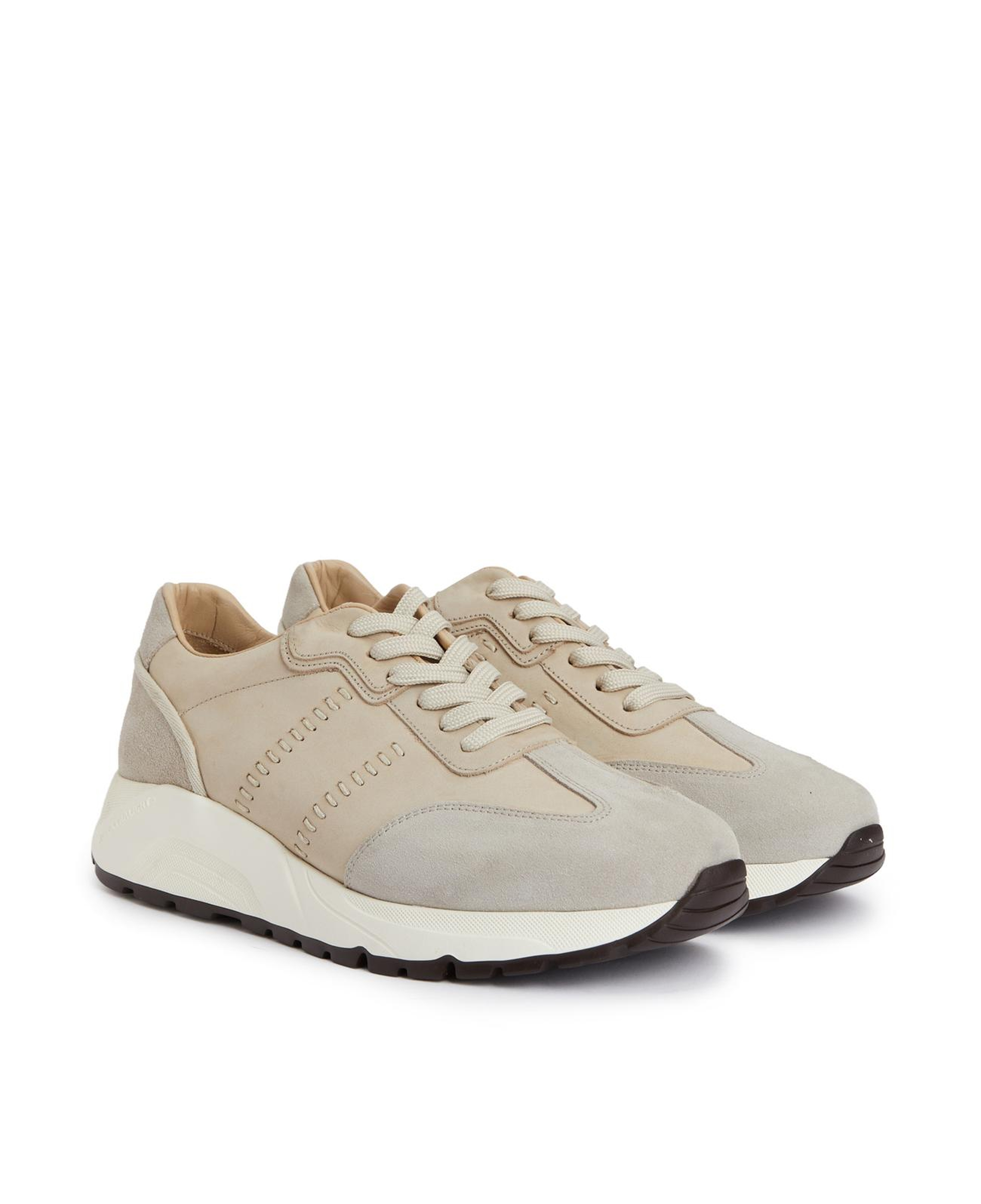 Network Erkek Taş Süet Garnili Sneaker
