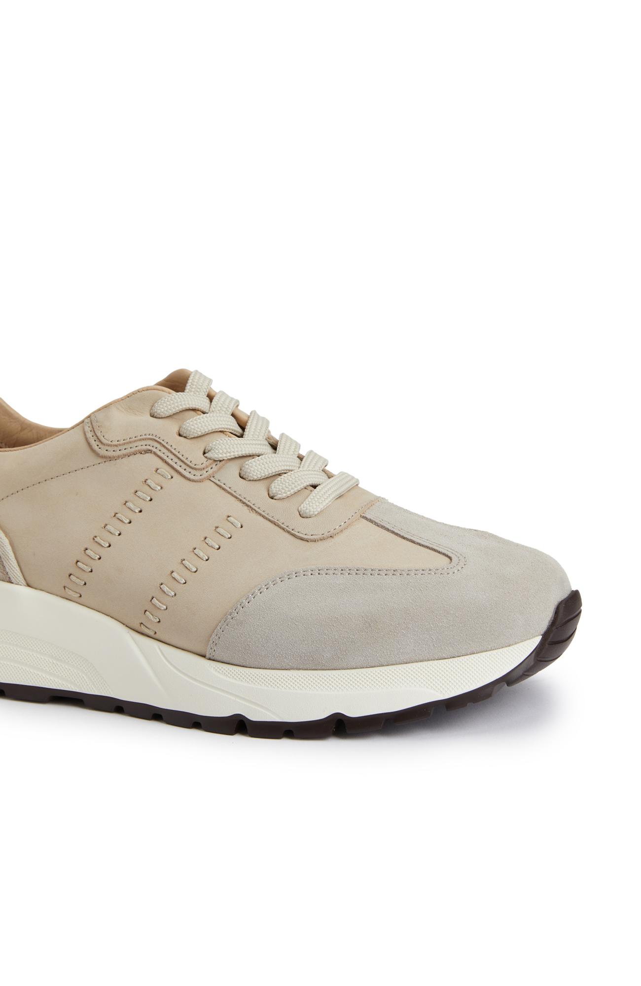 Network Erkek Taş Süet Garnili Sneaker