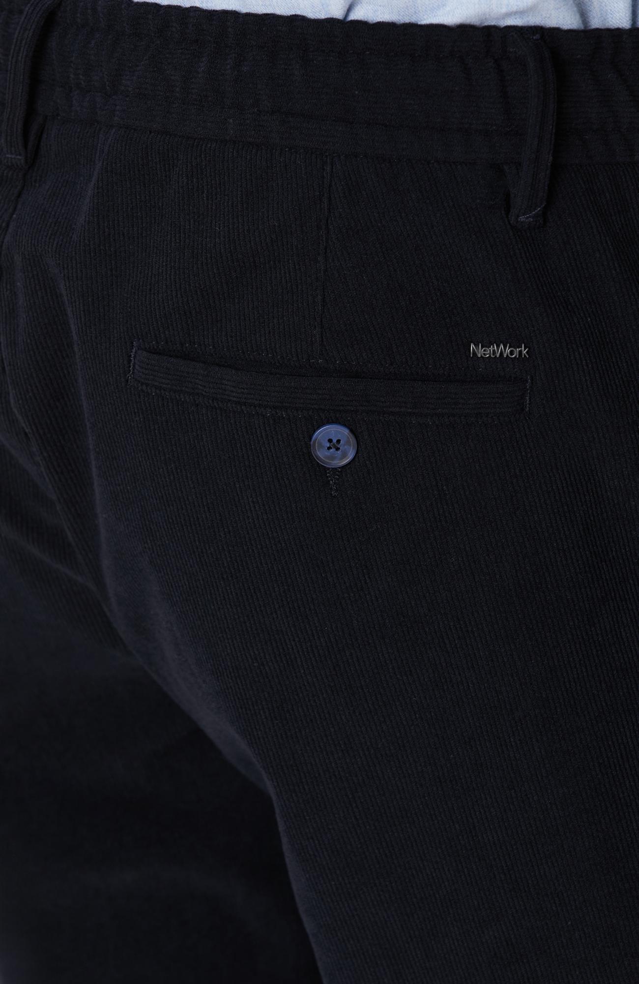 Network Erkek Lacivert Kadife Fitilli Jogger Pantolon