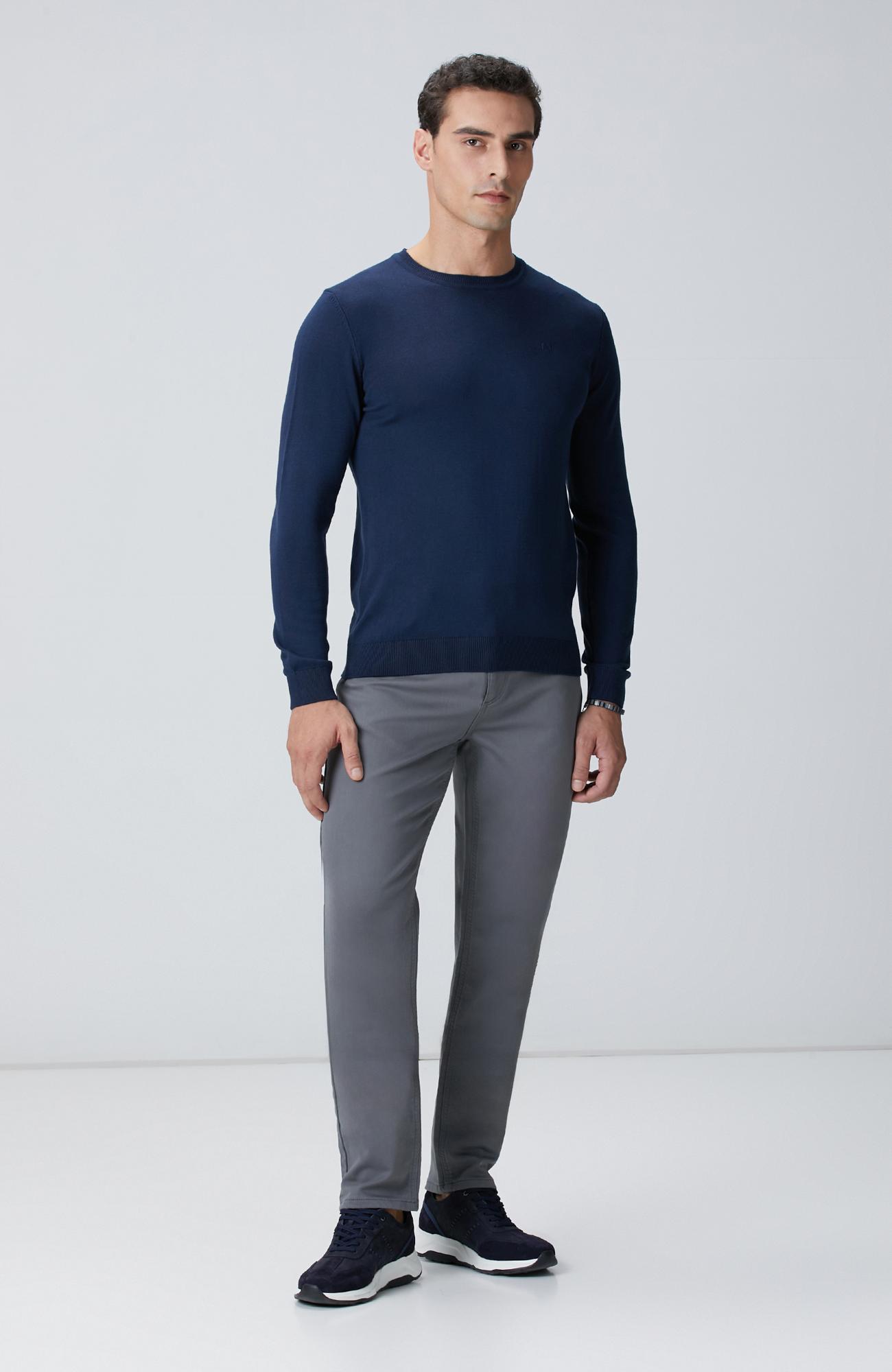 Network Erkek Gri Casual Pantolon