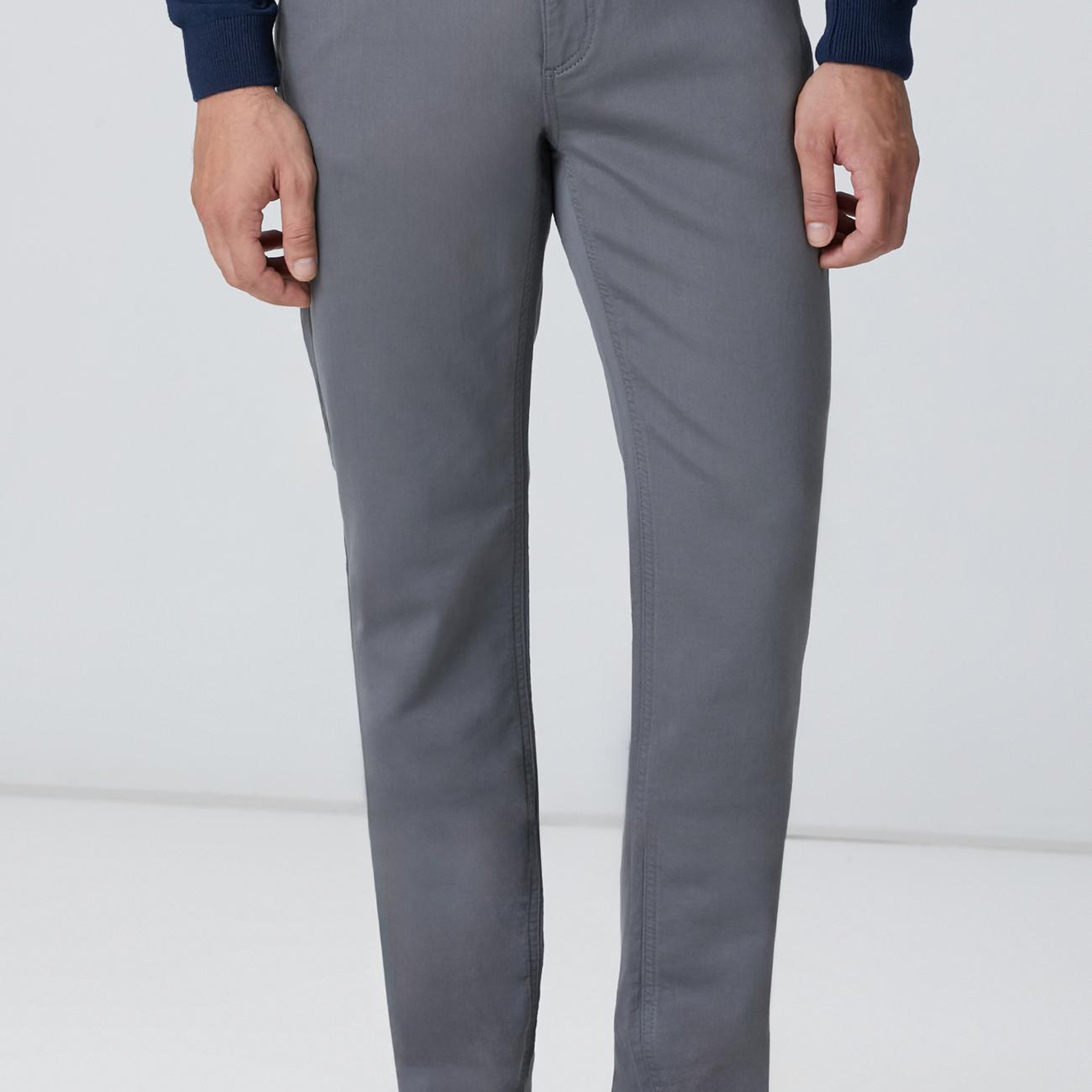 Network Erkek Gri Casual Pantolon