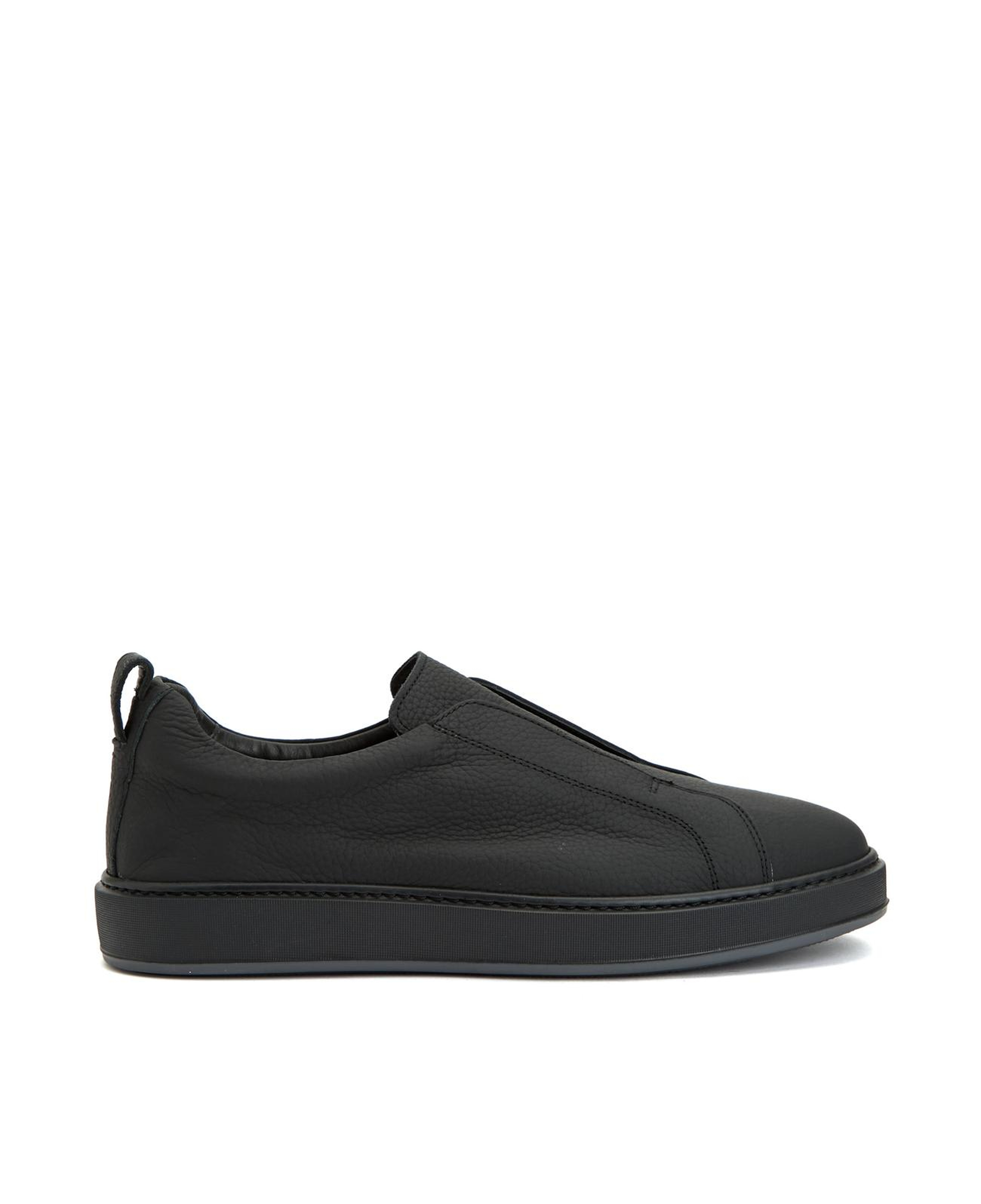 Network Erkek Siyah Deri Sneaker