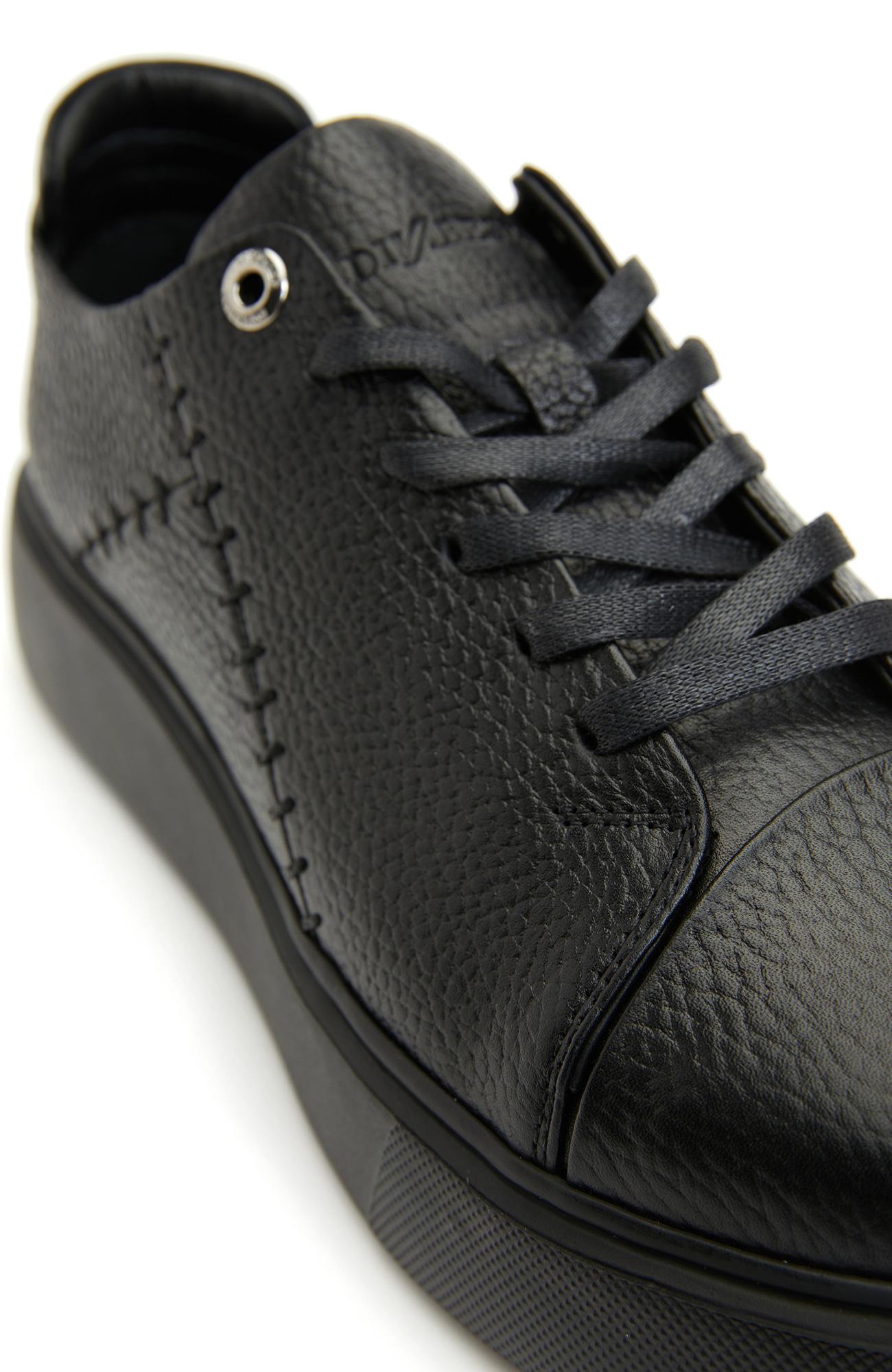 Divarese Kadın Siyah Deri Sneaker
