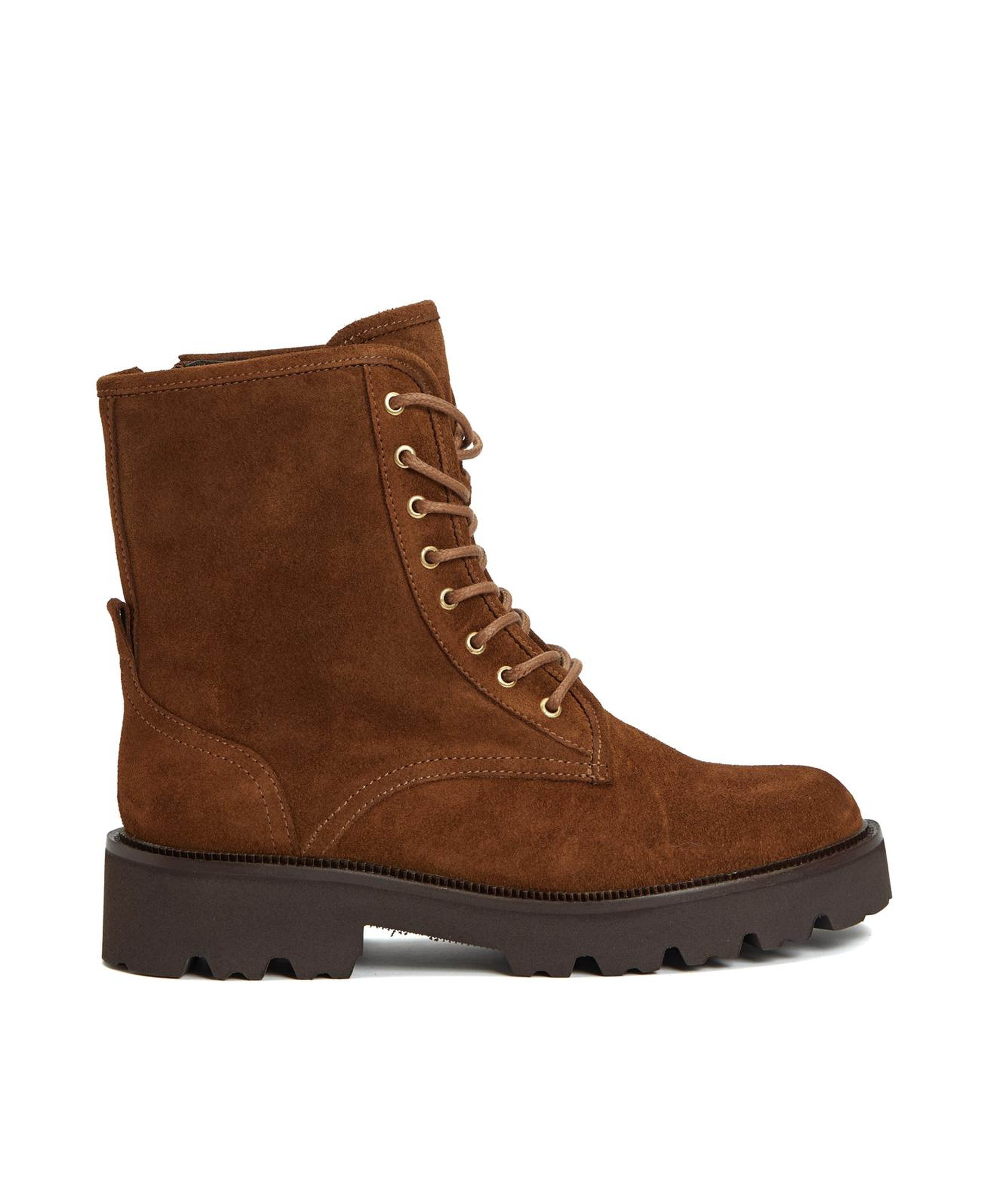 Divarese Kadın Hardal Postal Süet Deri Bot