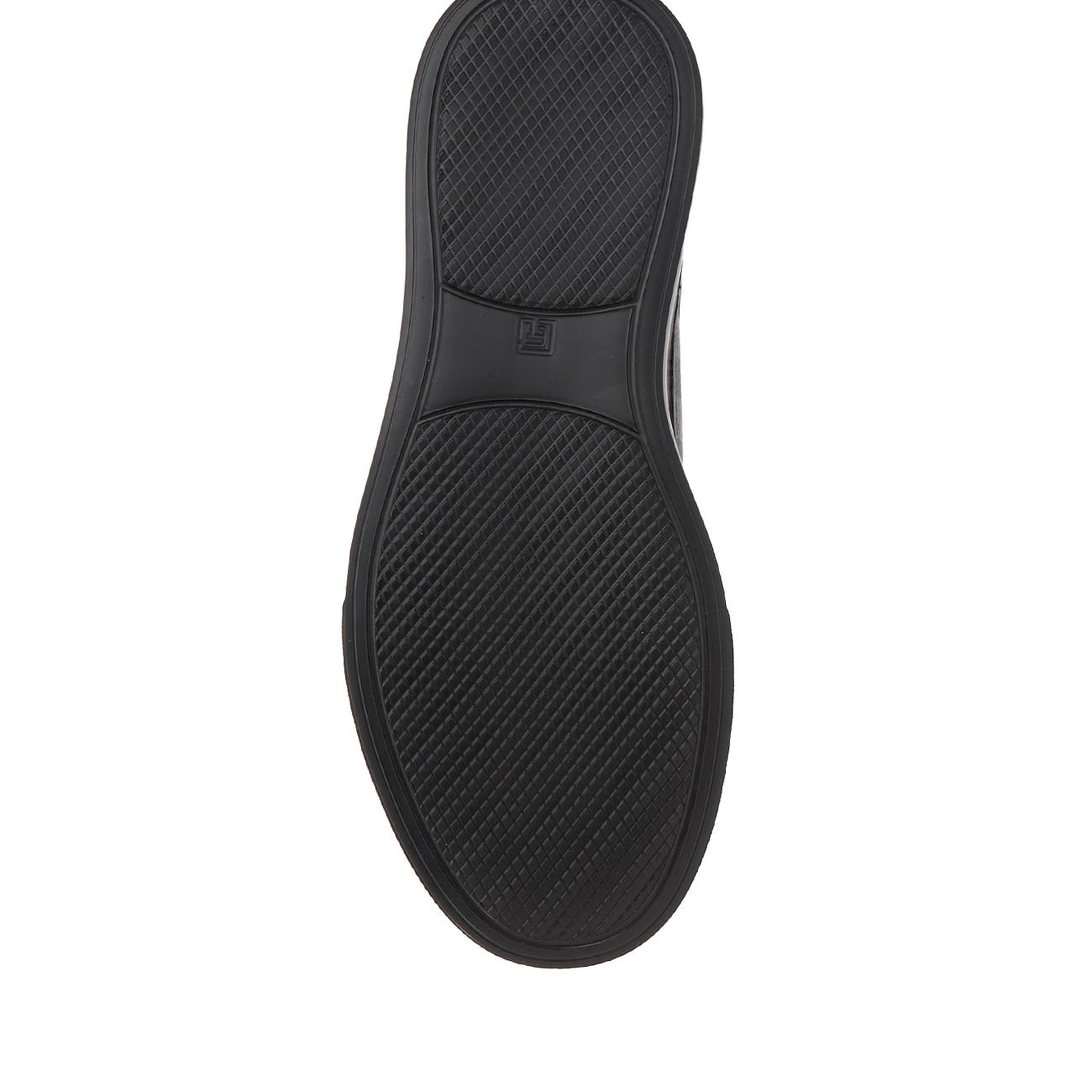 George Hogg Kadın Siyah Deri Sneaker