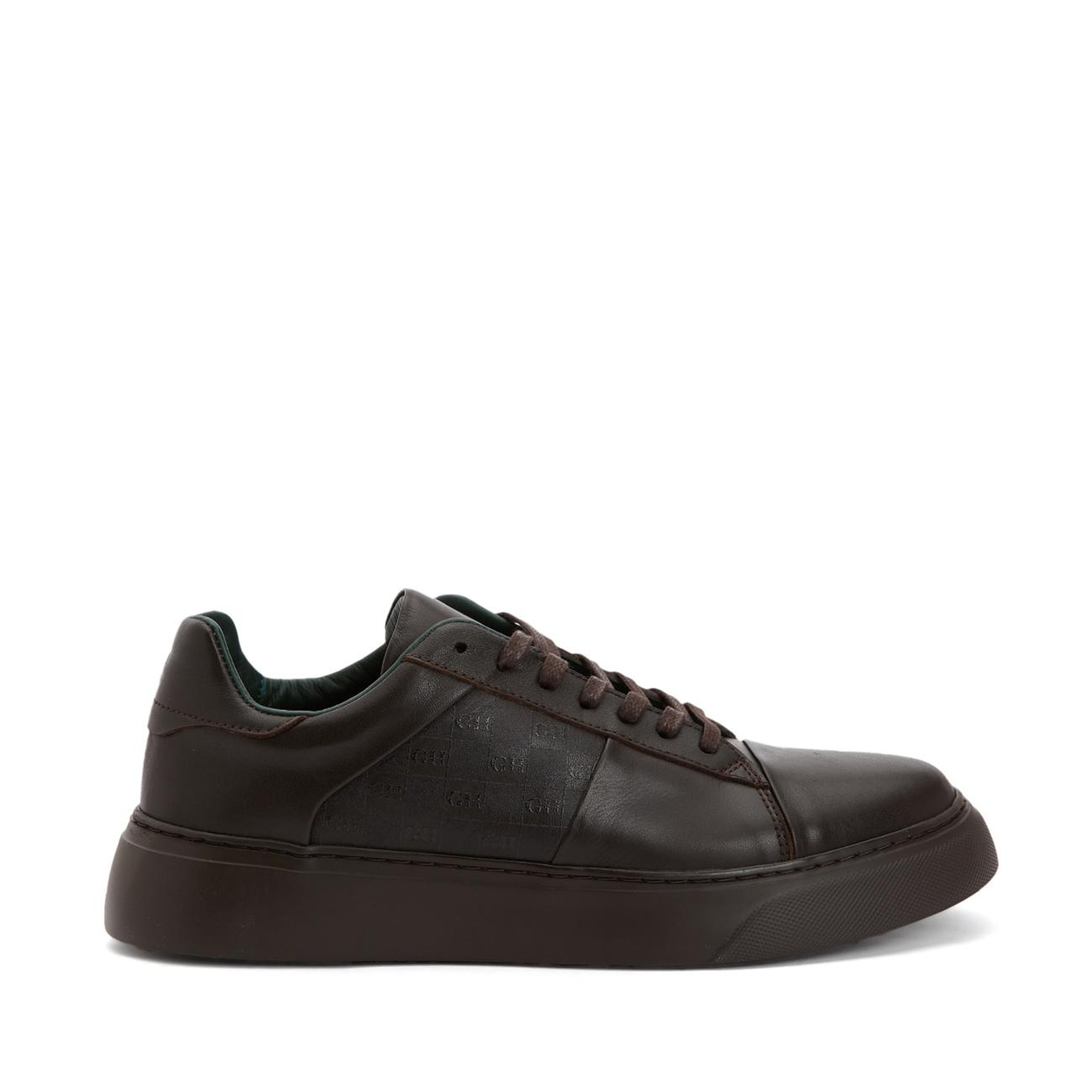 George Hogg Kadın Kahverengi Deri Sneaker
