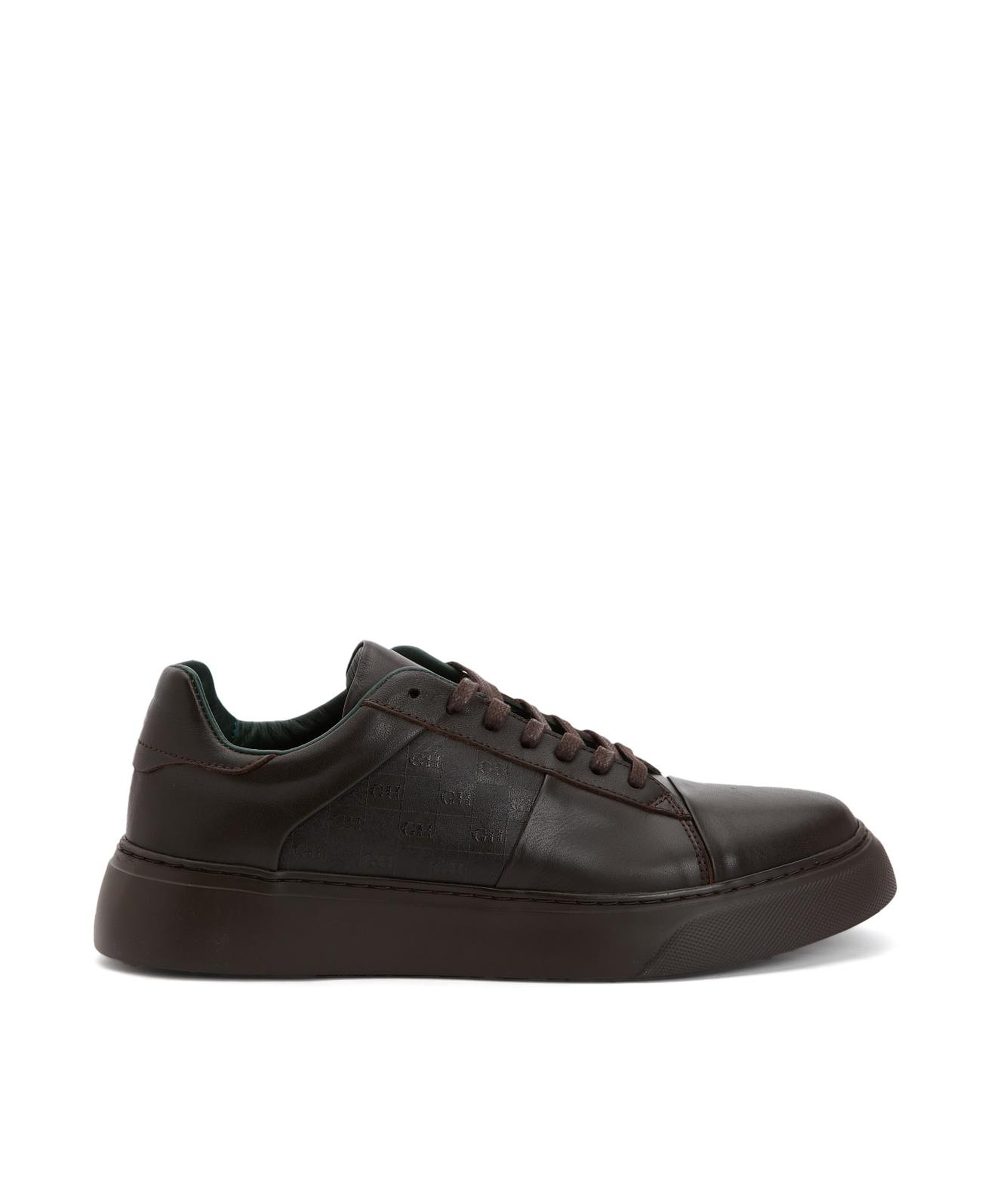 George Hogg Kadın Kahverengi Deri Sneaker