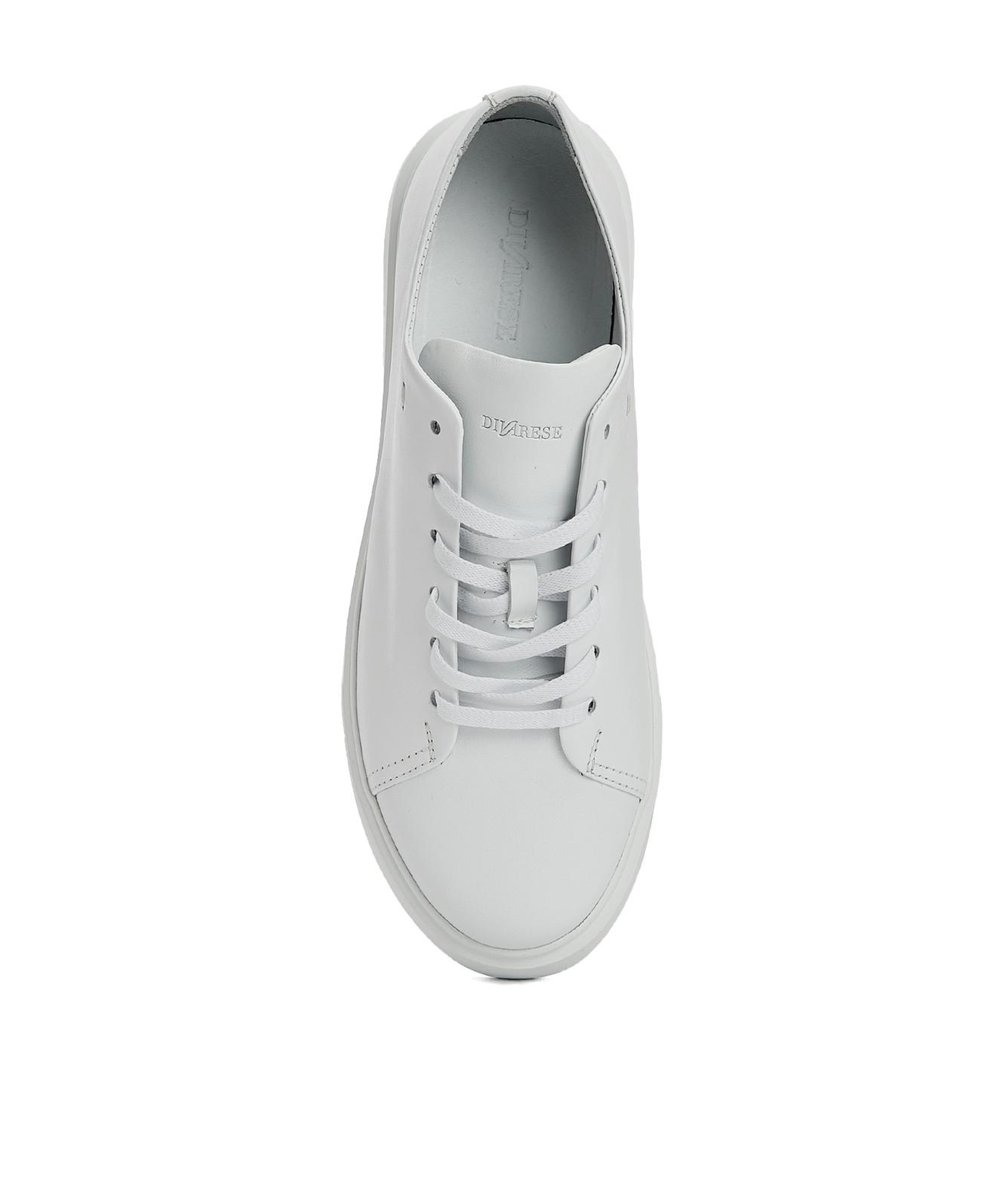 Divarese Kadın Beyaz Deri Sneaker