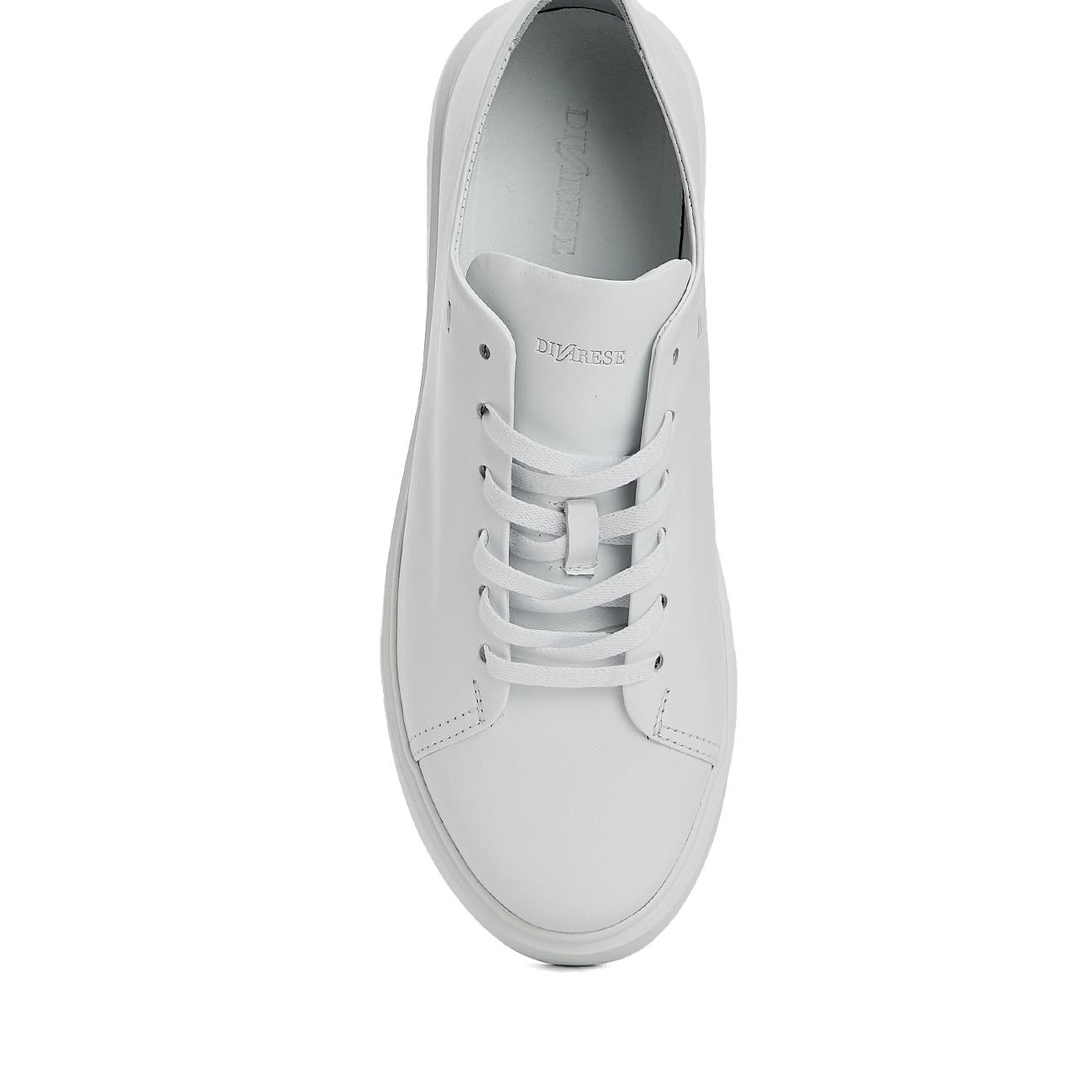 Divarese Kadın Beyaz Deri Sneaker