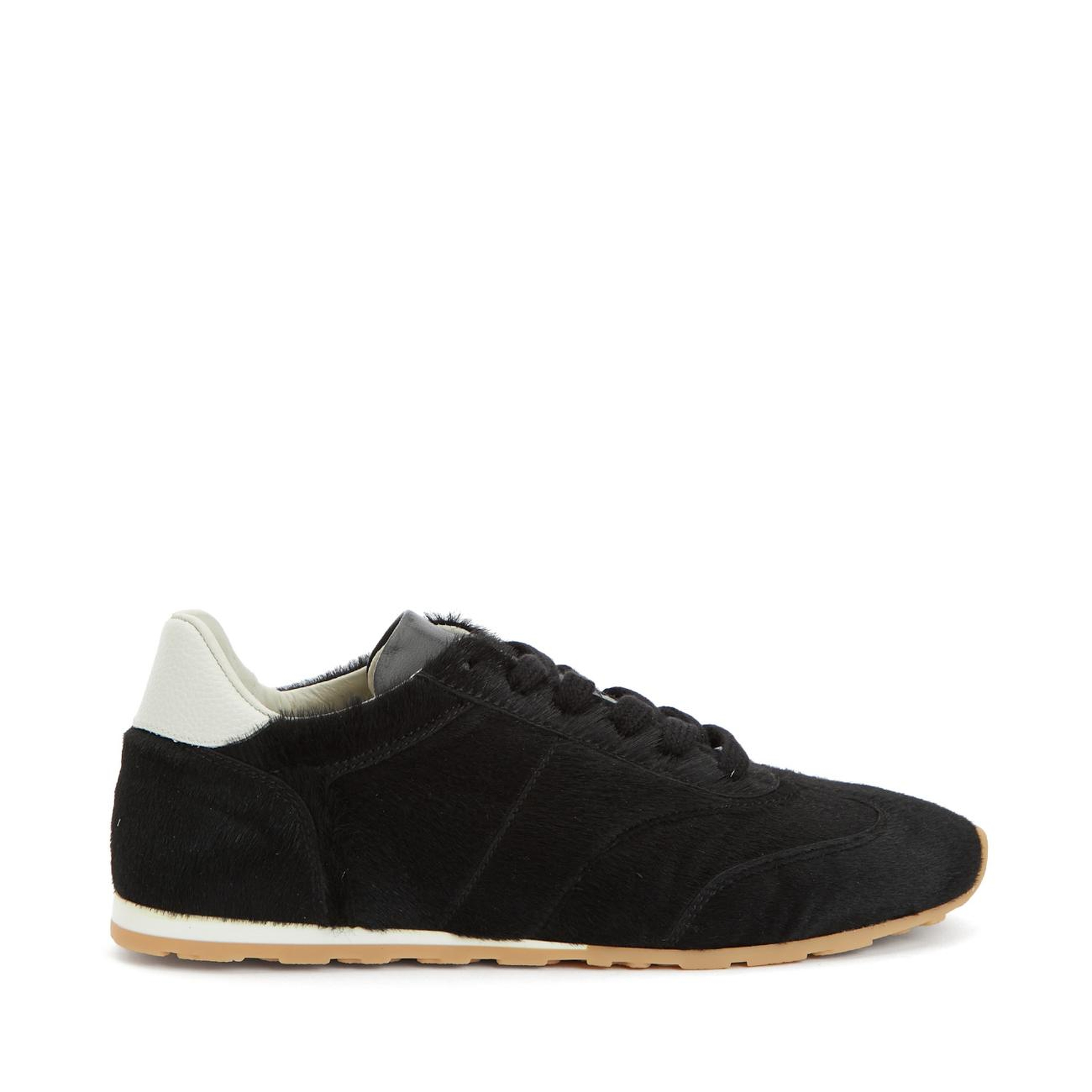 Divarese Kadın Siyah Deri Sneaker