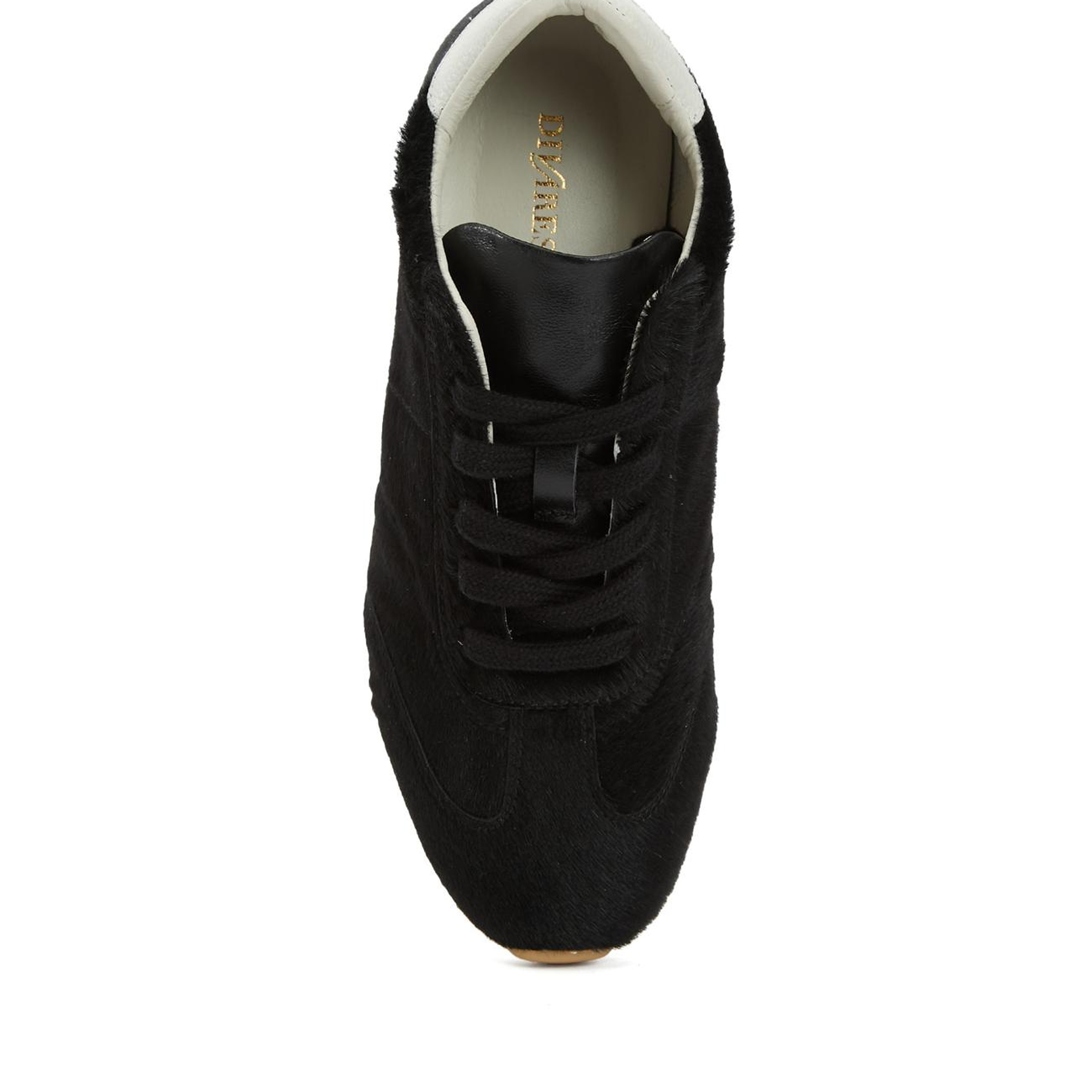 Divarese Kadın Siyah Deri Sneaker