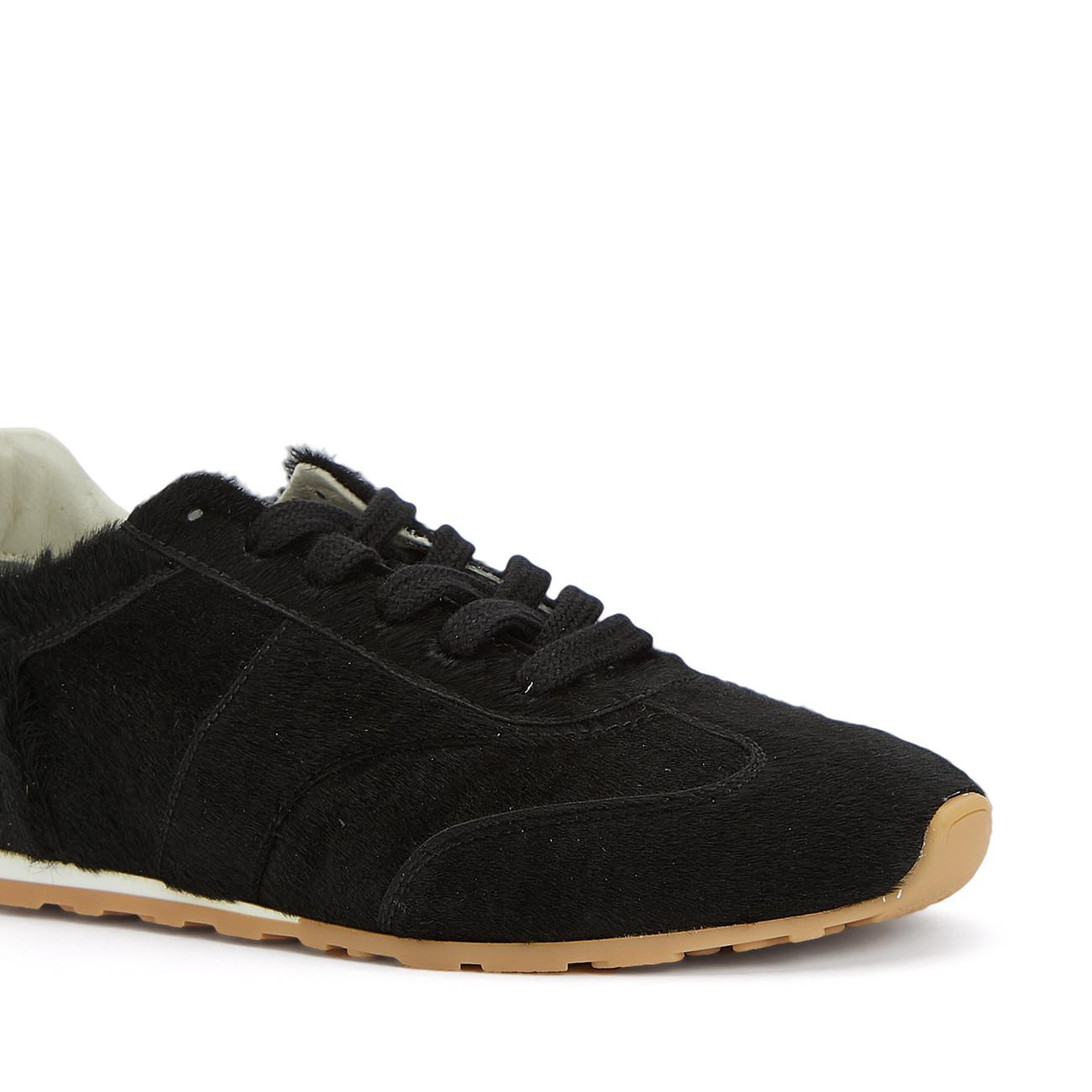 Divarese Kadın Siyah Deri Sneaker