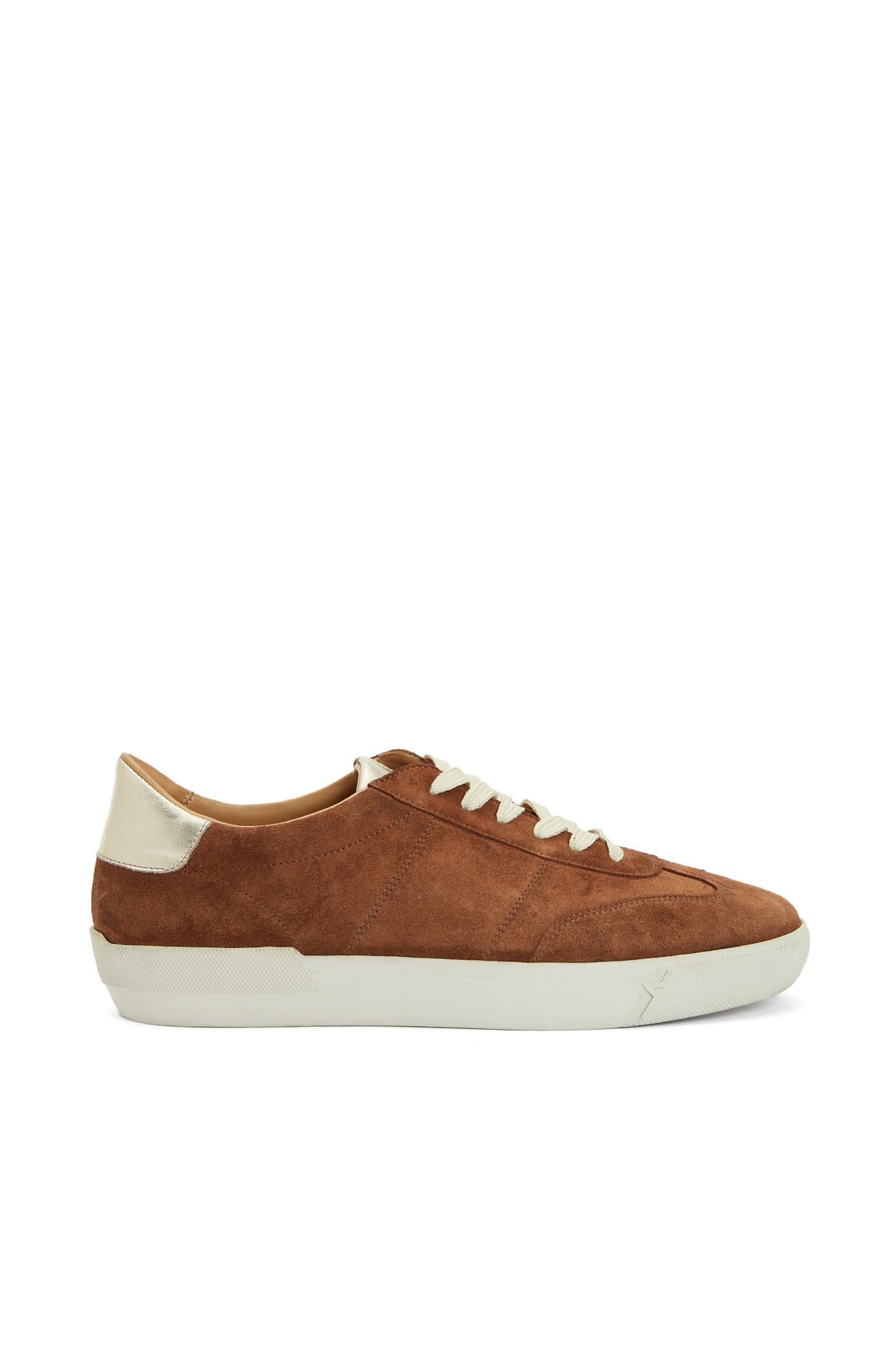 Divarese Kadın Camel Süet Sneaker