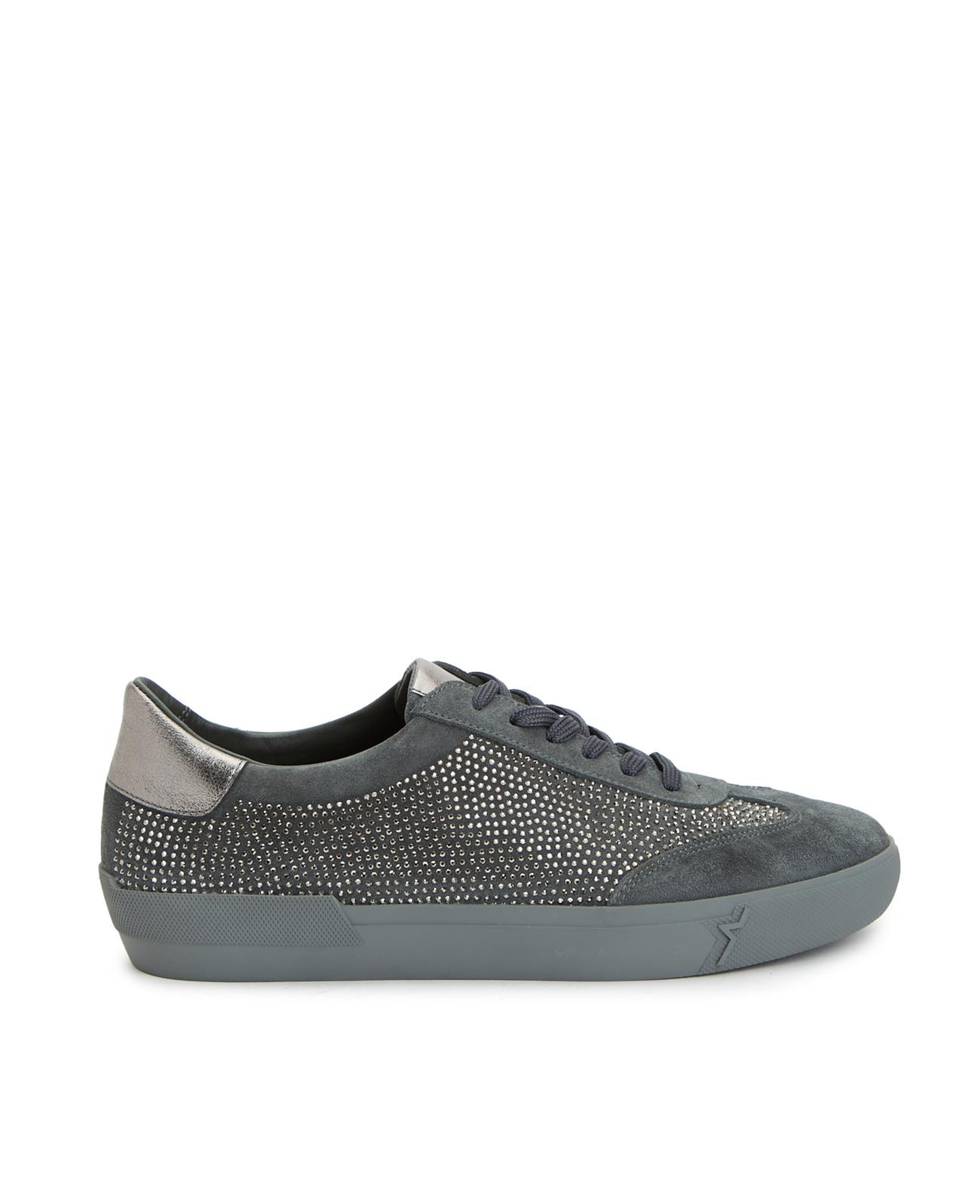 Divarese Kadın Antrasit Gri Süet Sneaker