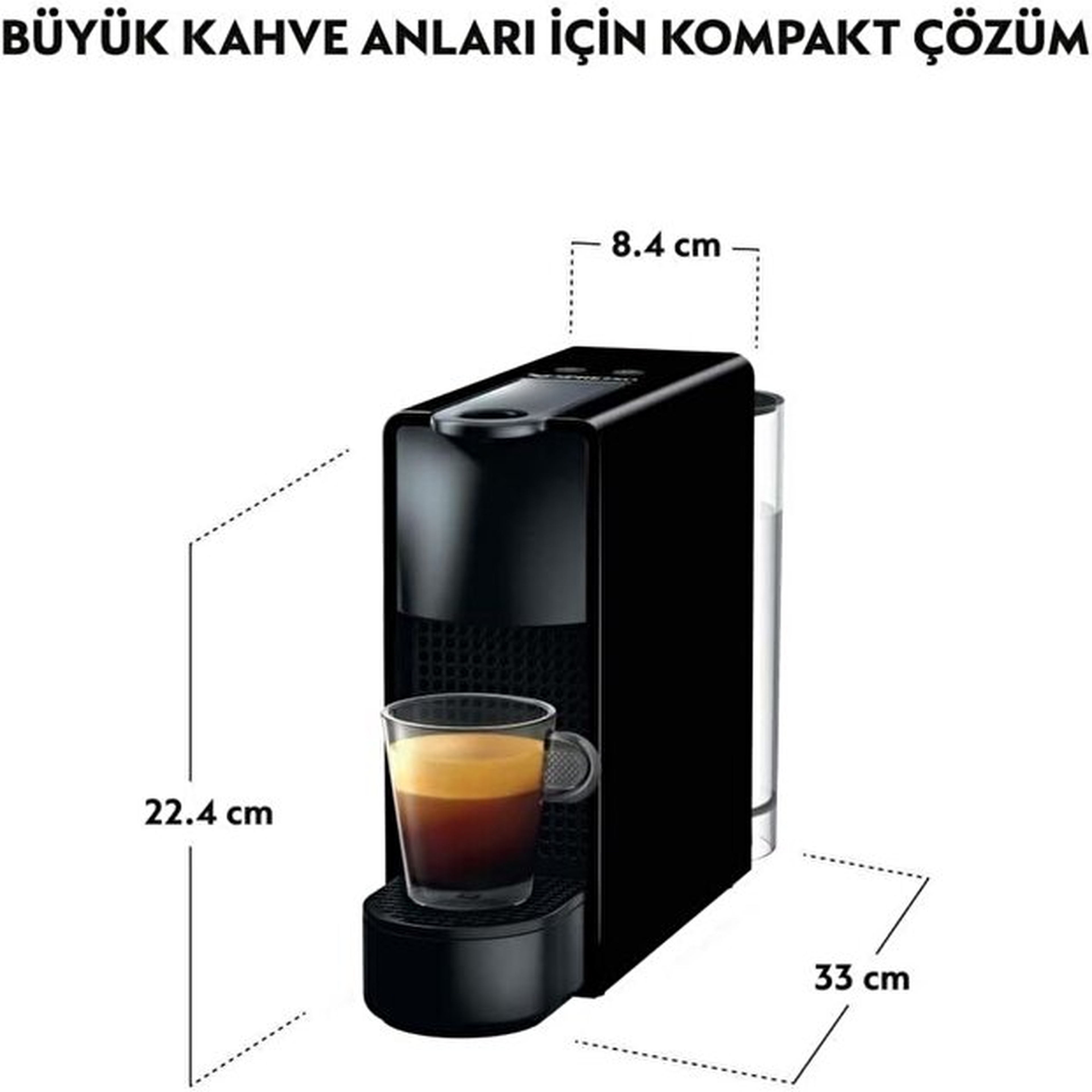 Nespresso C30 Essenza Mini Esspresso Kahve Makinesi,Siyah