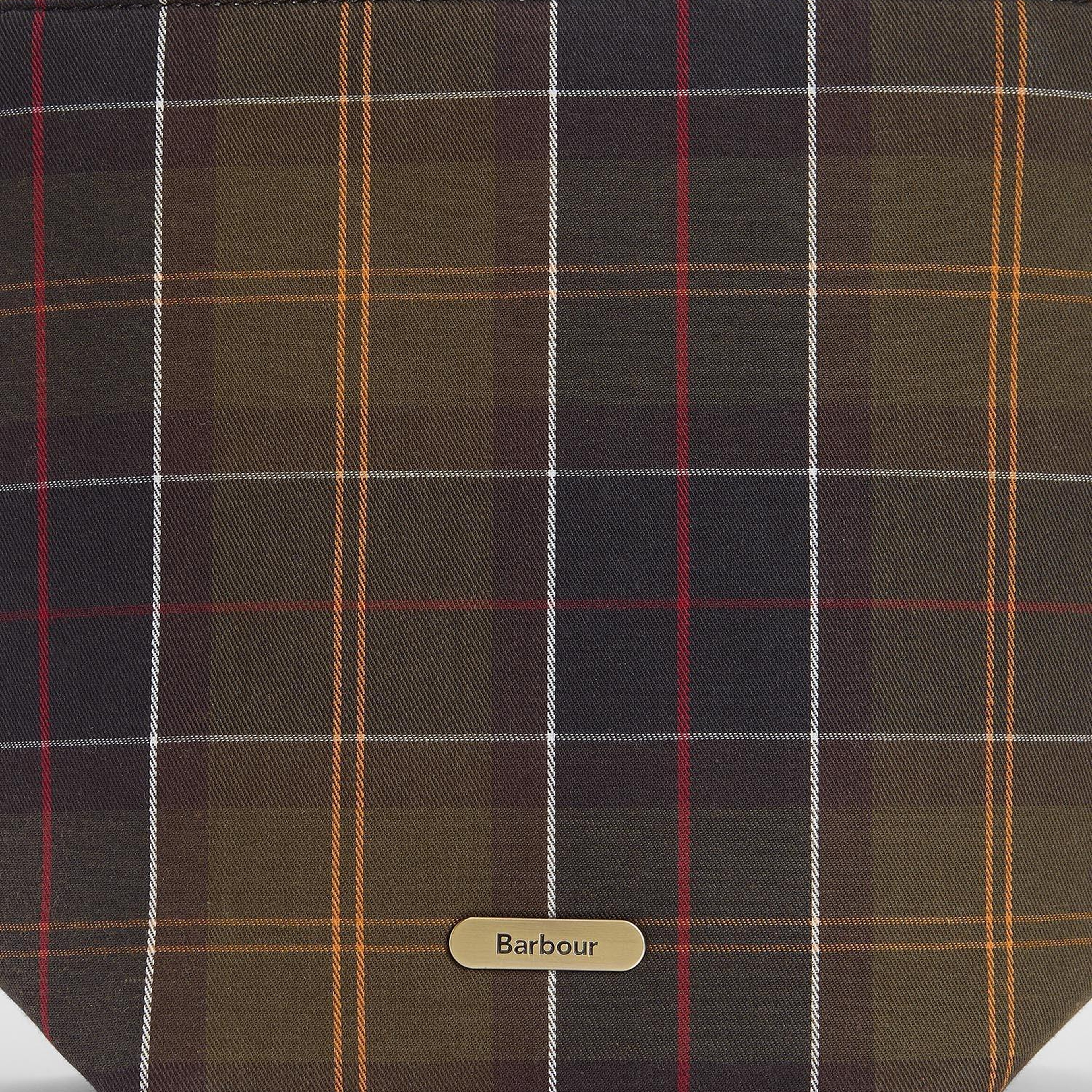 Barbour Cedar Tartan Bucket Kol Çantası
