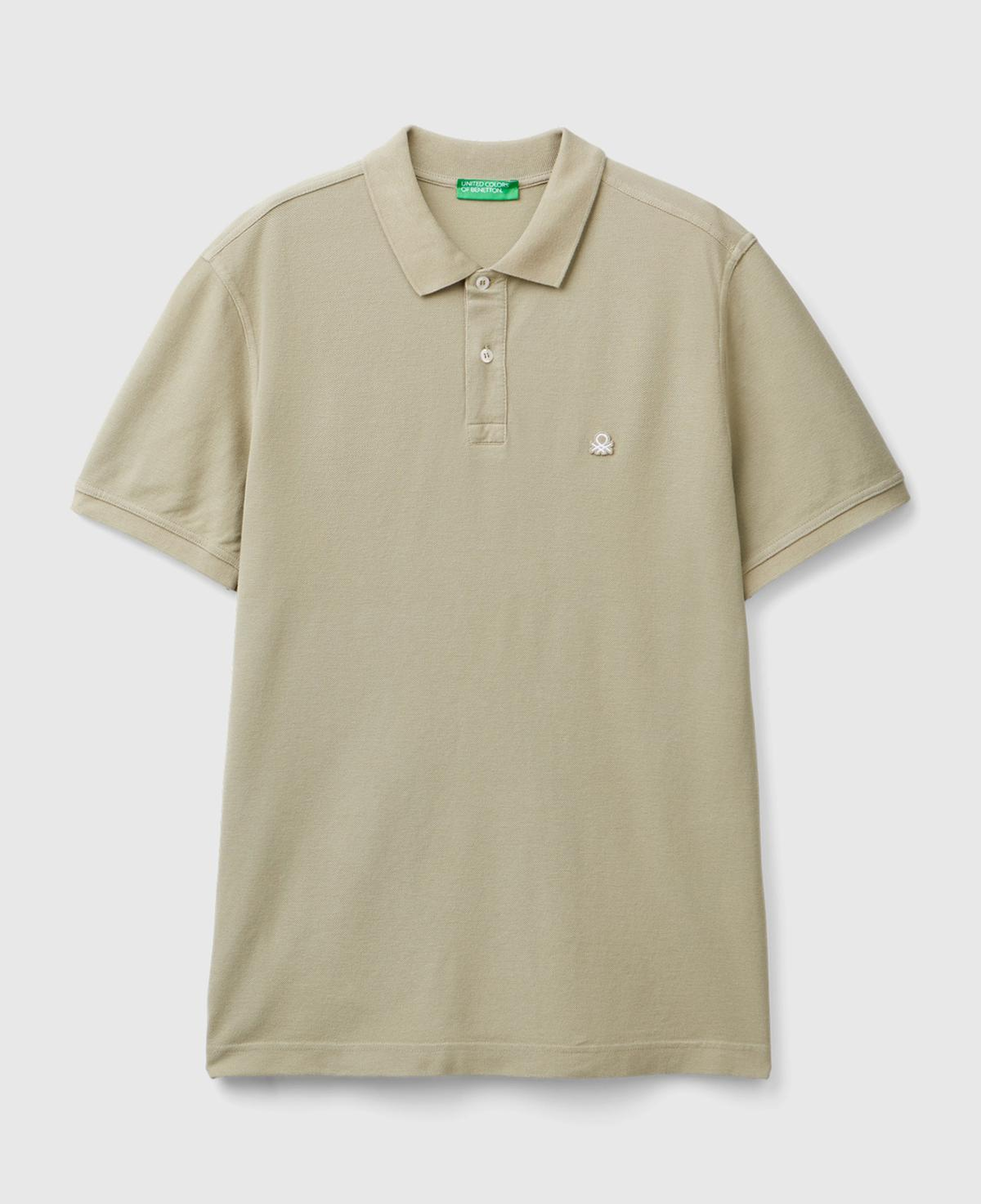 Erkek Bej Regular Fit Kısa Kollu Polo T-Shirt