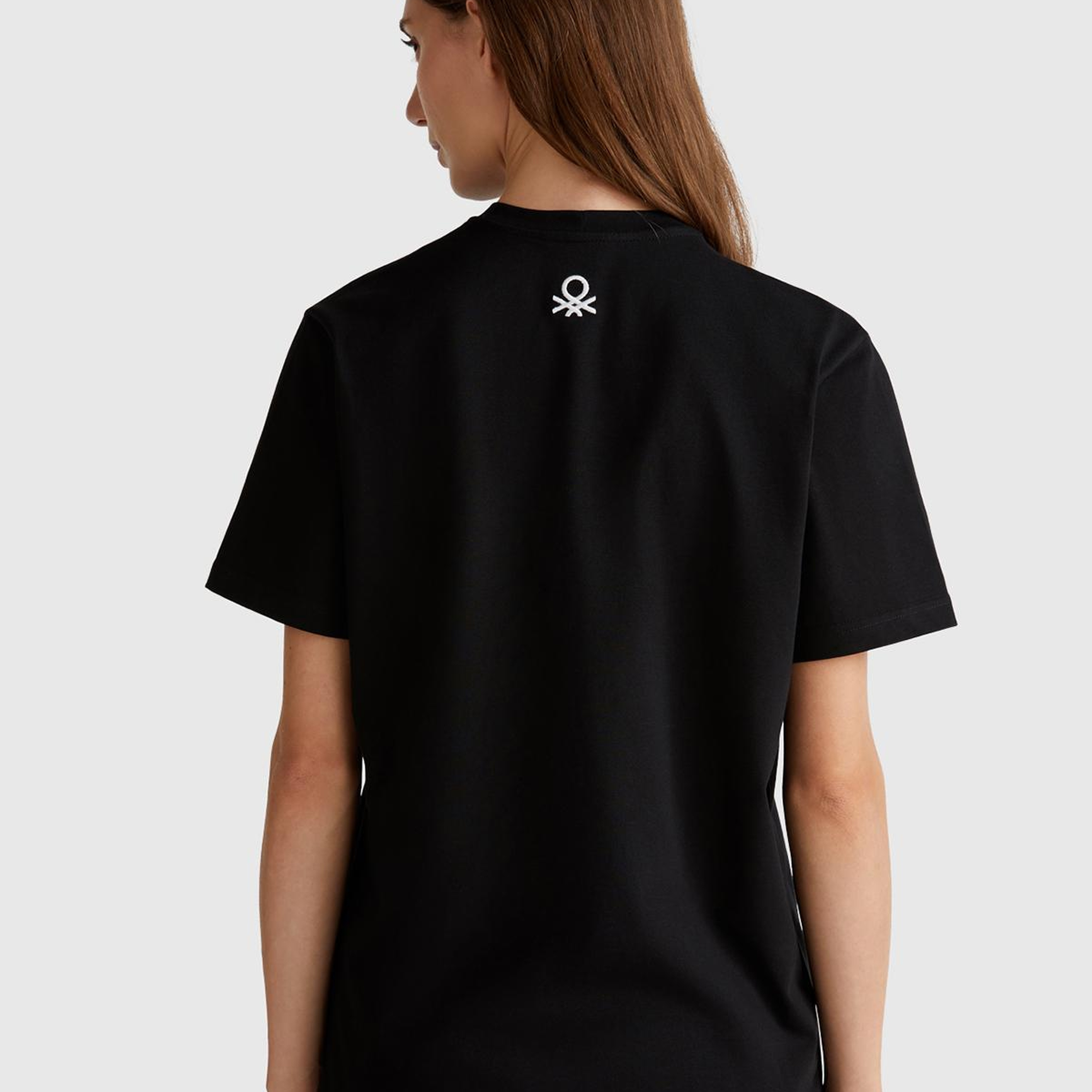 Unisex Siyah %100 Koton Oliviero Toscani Fotoğraf Baskılı T-Shirt