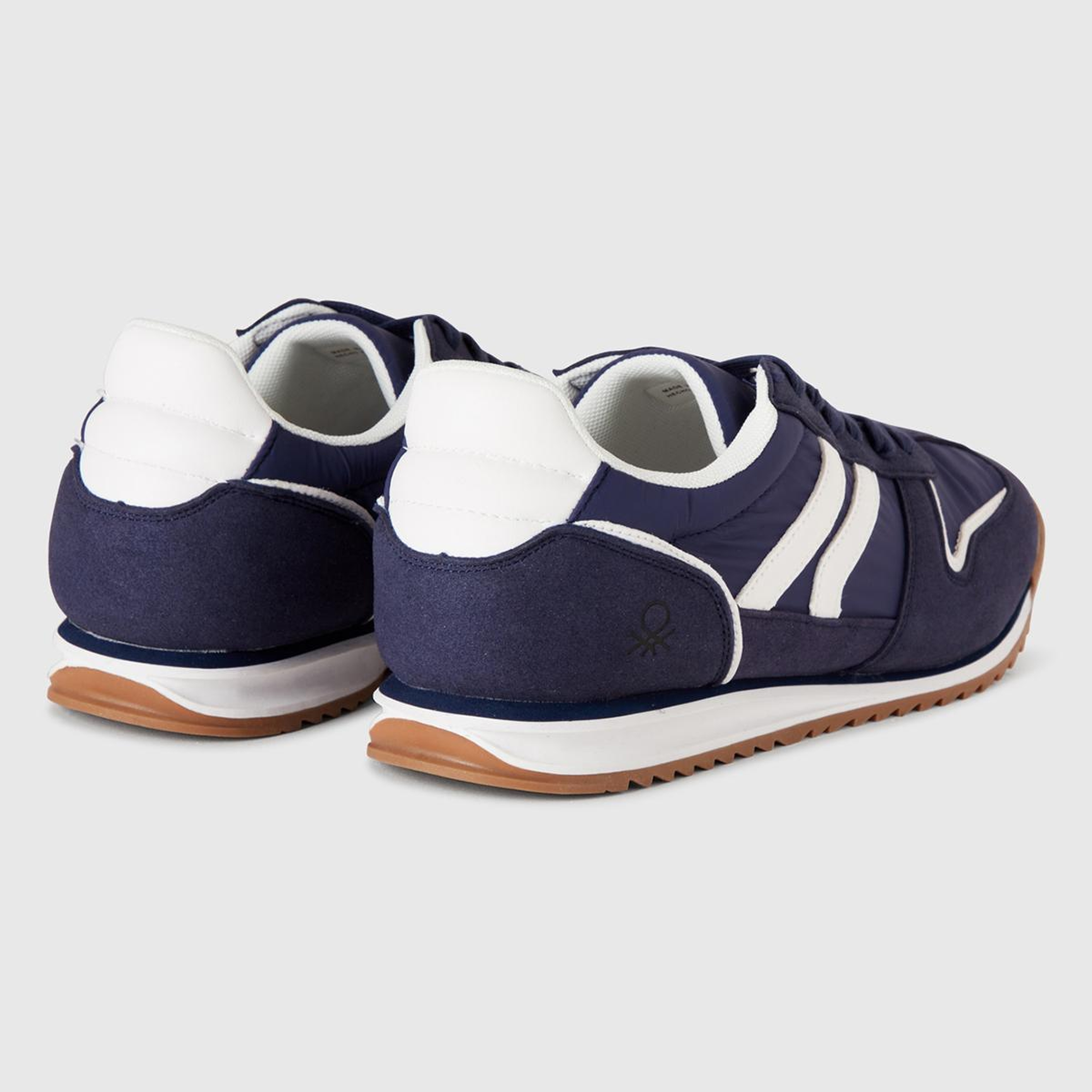 Erkek Lavanta Mavisi Süet Görünümlü Yanı Logo Detaylı Bağcıklı Sneaker