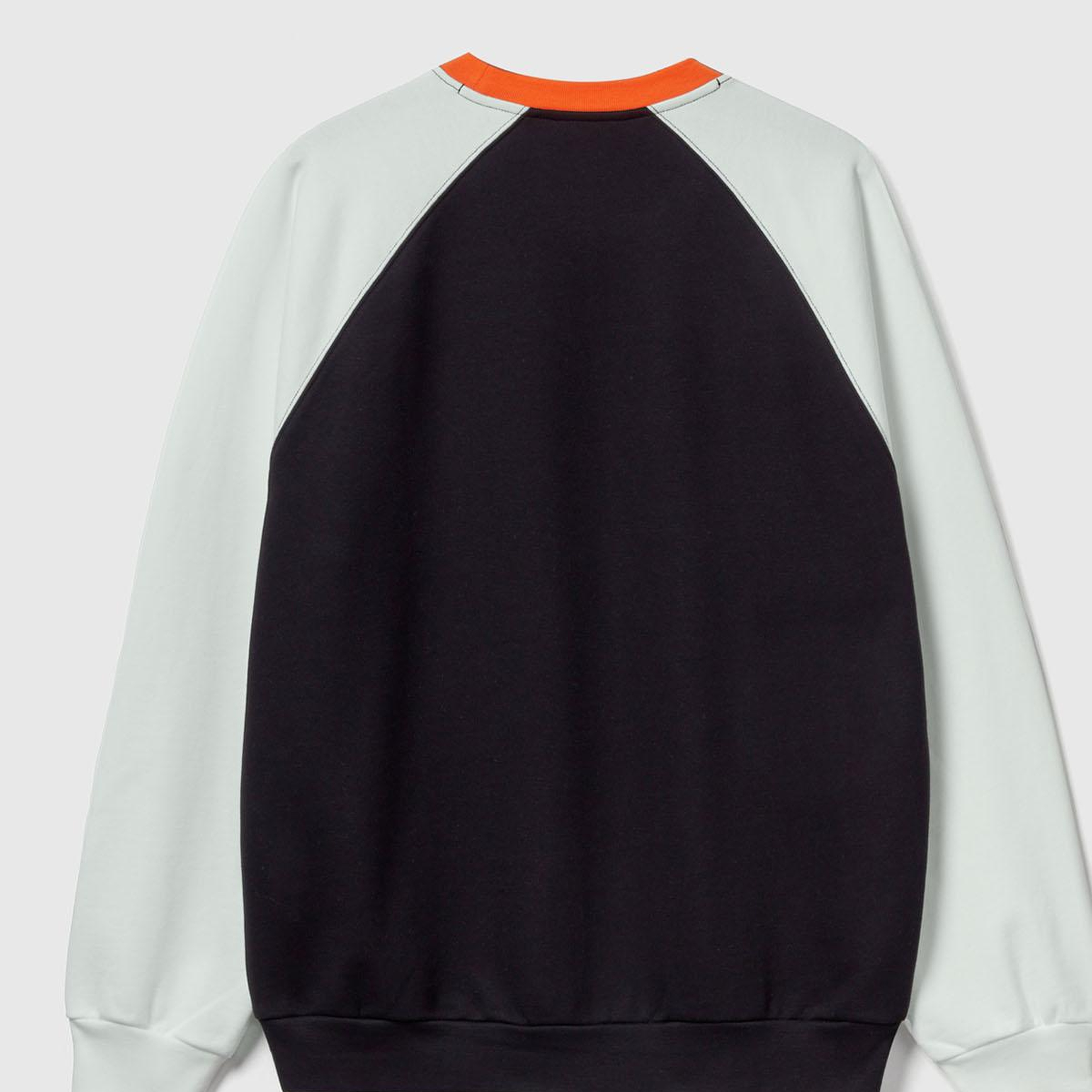 Erkek Siyah  %100 Pamuk Relaxed Fit Stranger Things Baskılı Sweatshirt