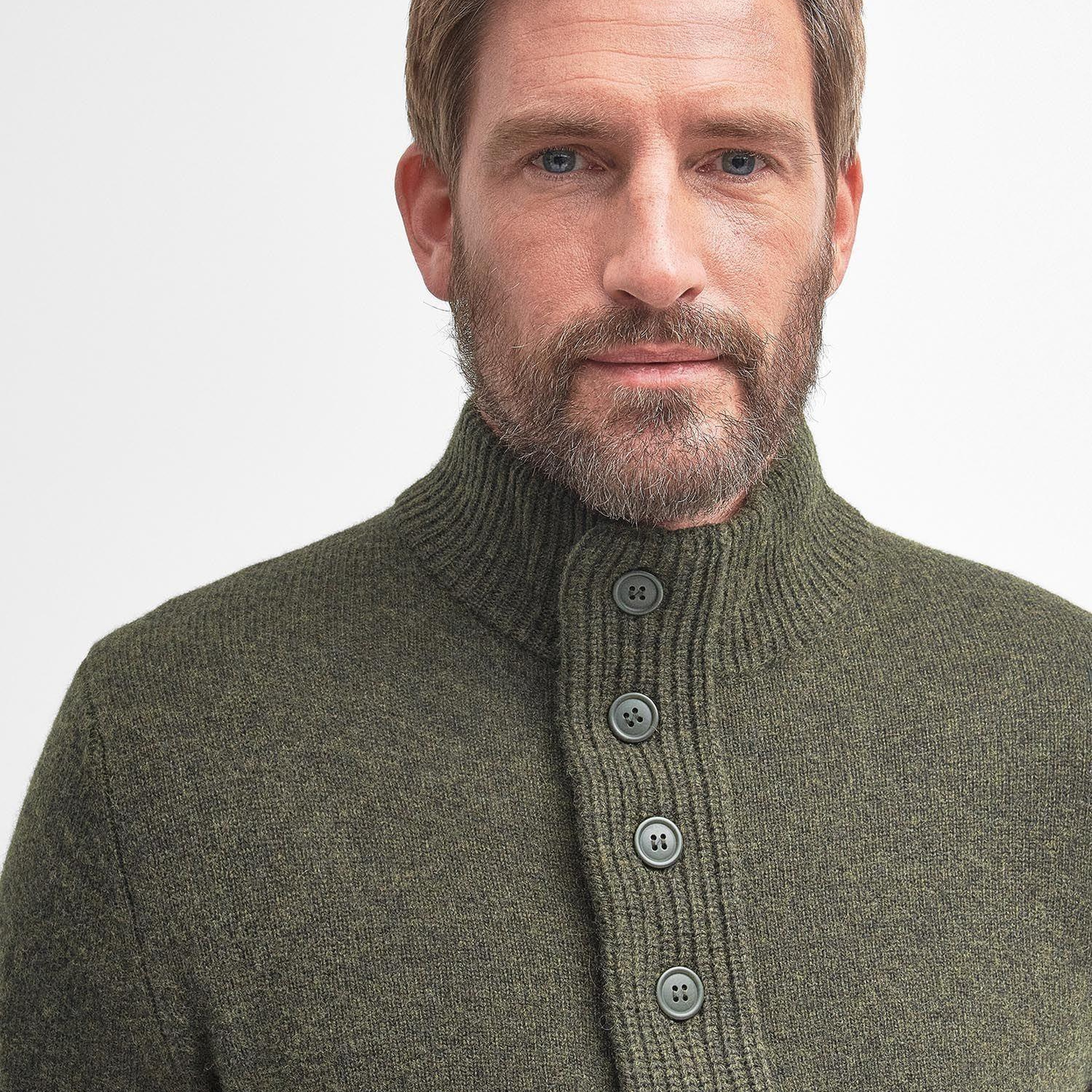 Barbour Patch Half Zip Kazak