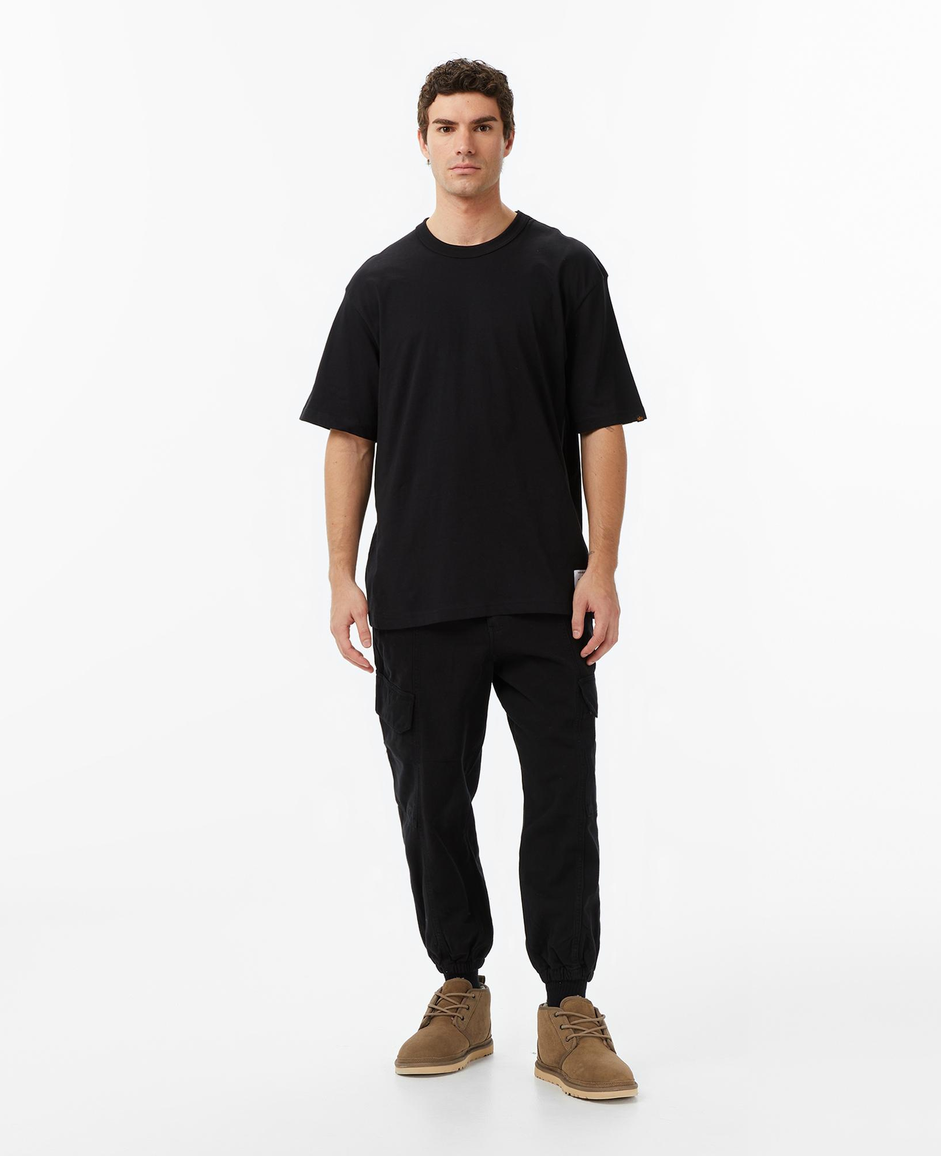 Alpha Industries Uniform Erkek Siyah Kargo Eşofman Altı