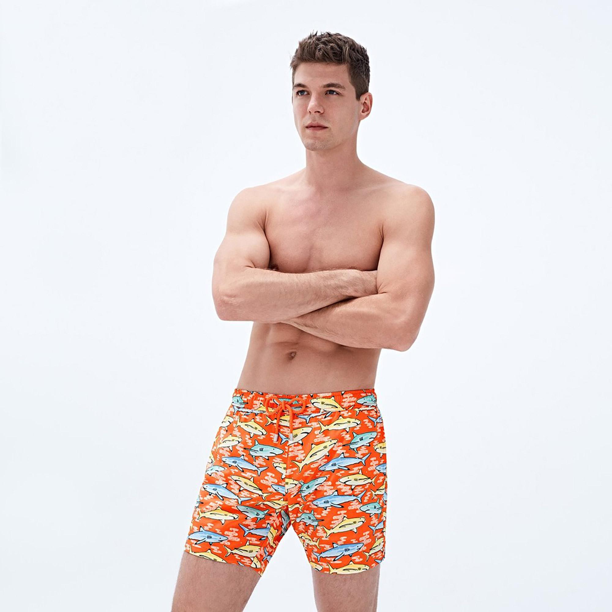 Bluemint Arthus Stretch Erkek Orange Shark Mayo Şort