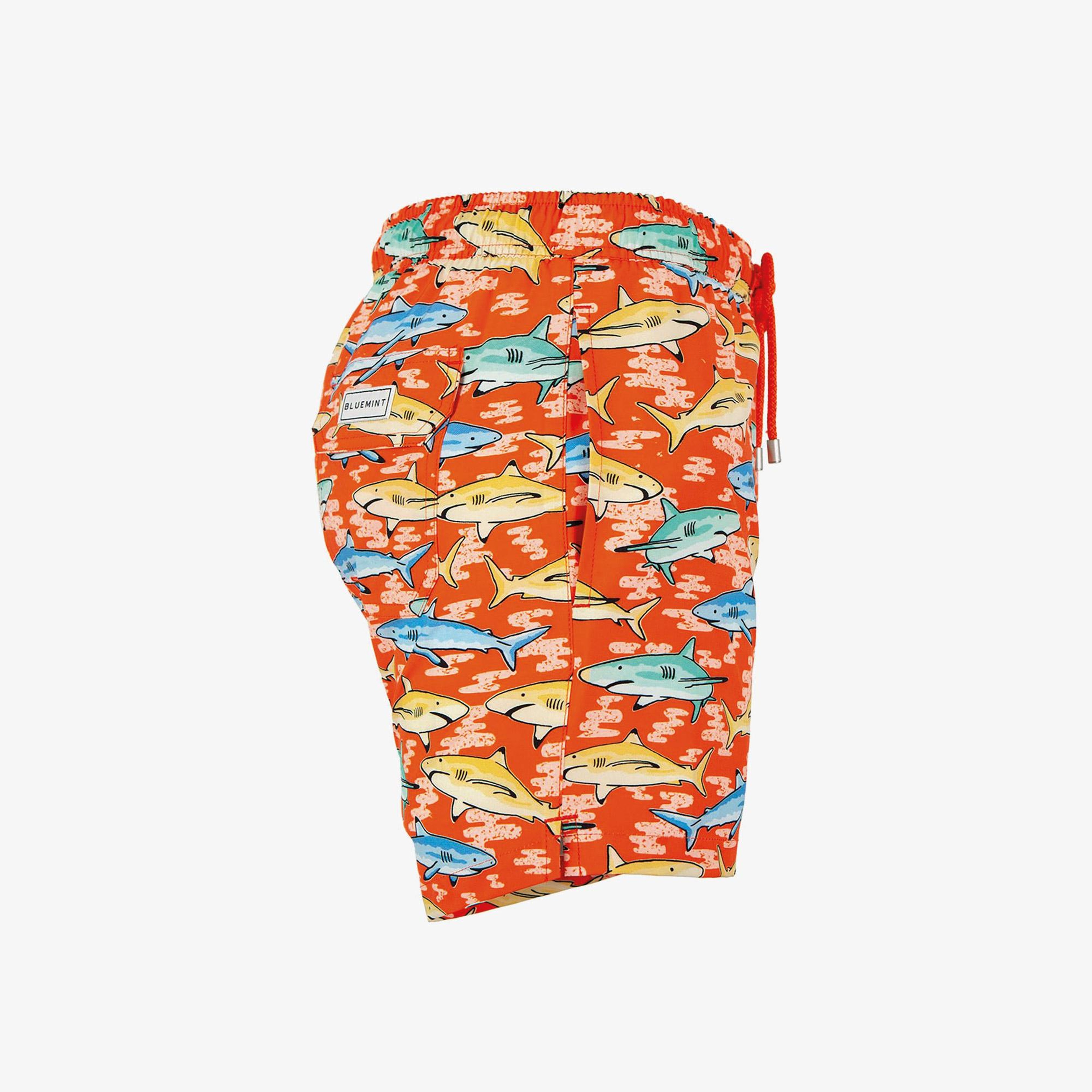 Bluemint Arthus Stretch Erkek Orange Shark Mayo Şort