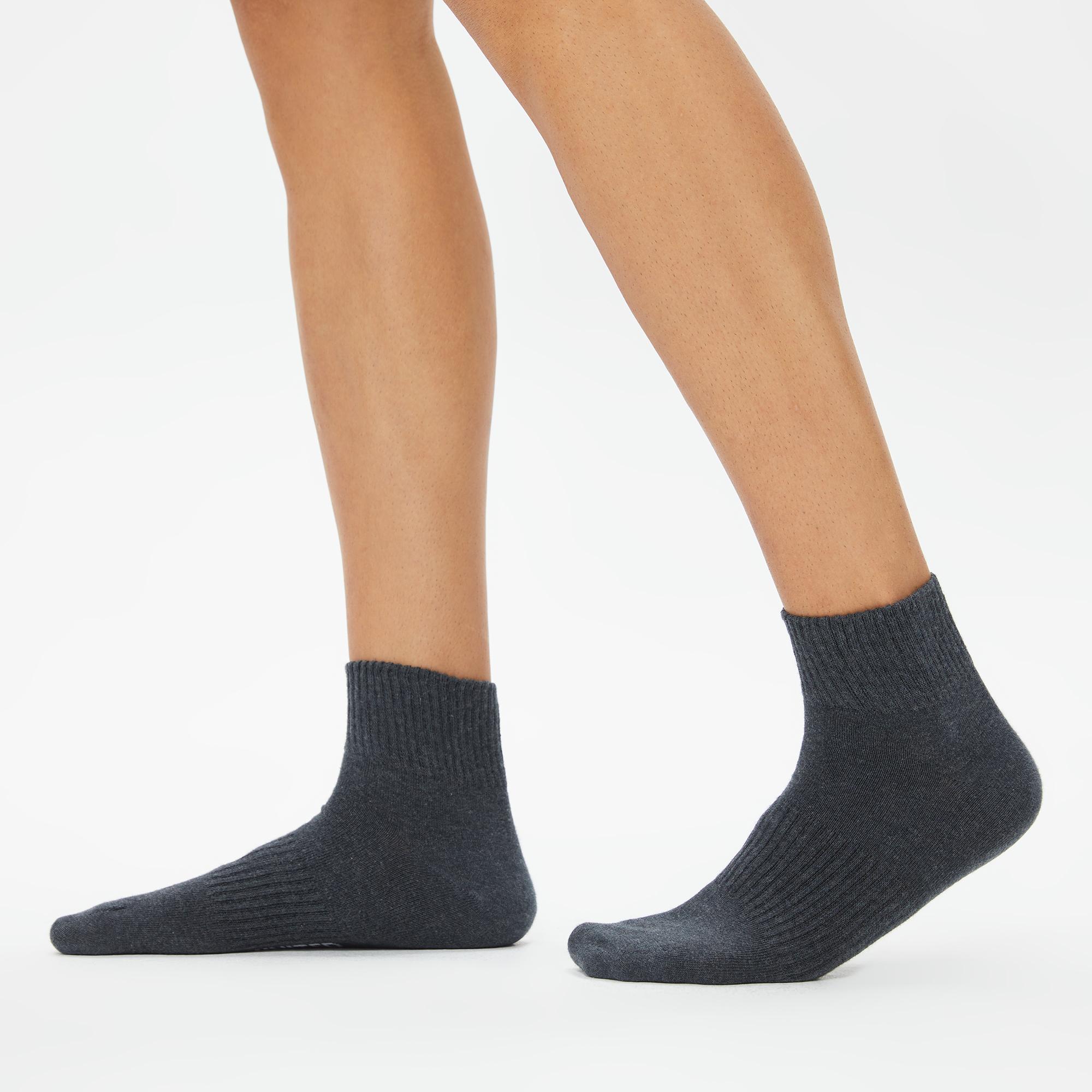 UNITED4 Unisex Gri Çorap