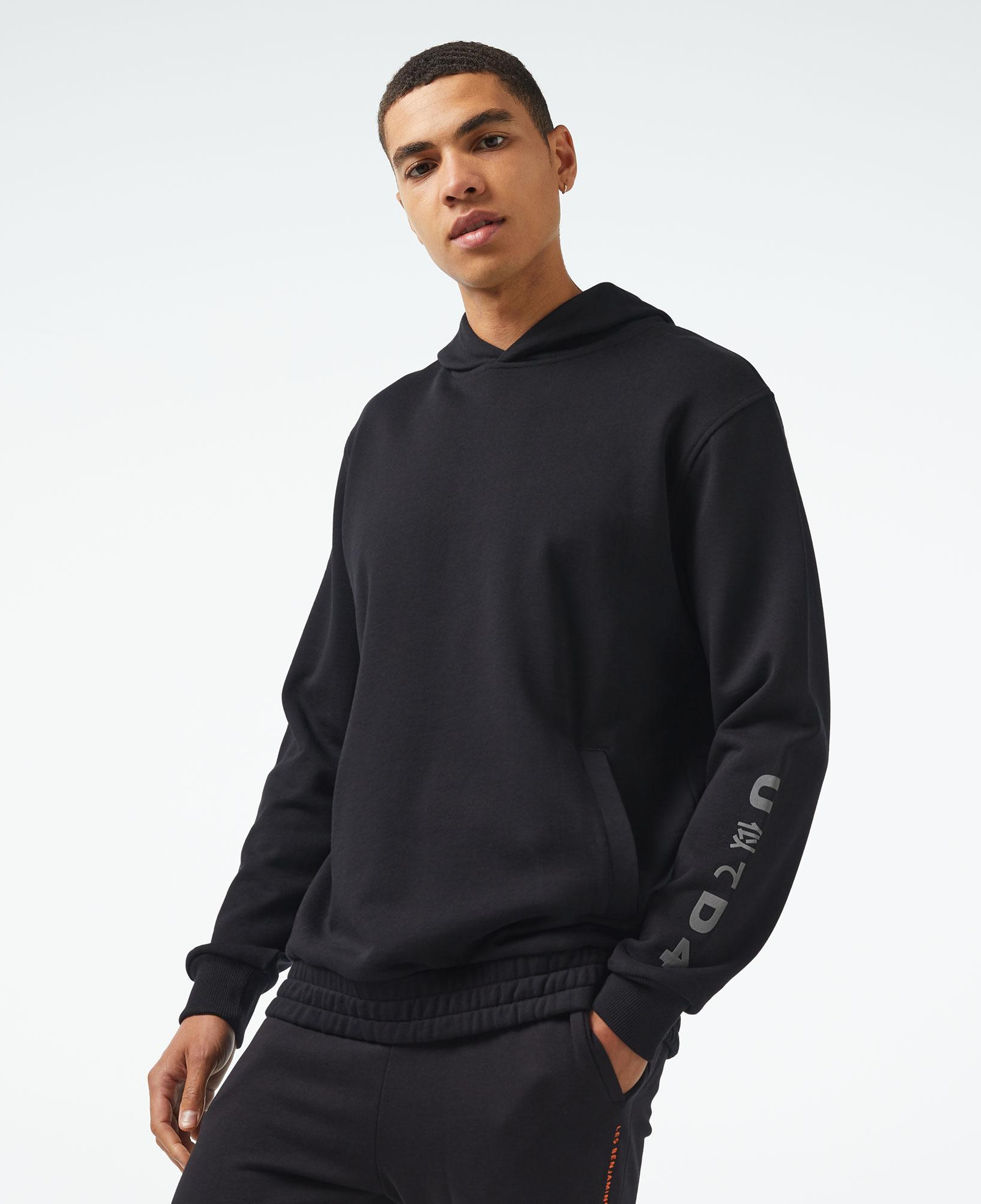 UNITED4 JPN Erkek Siyah Hoodie