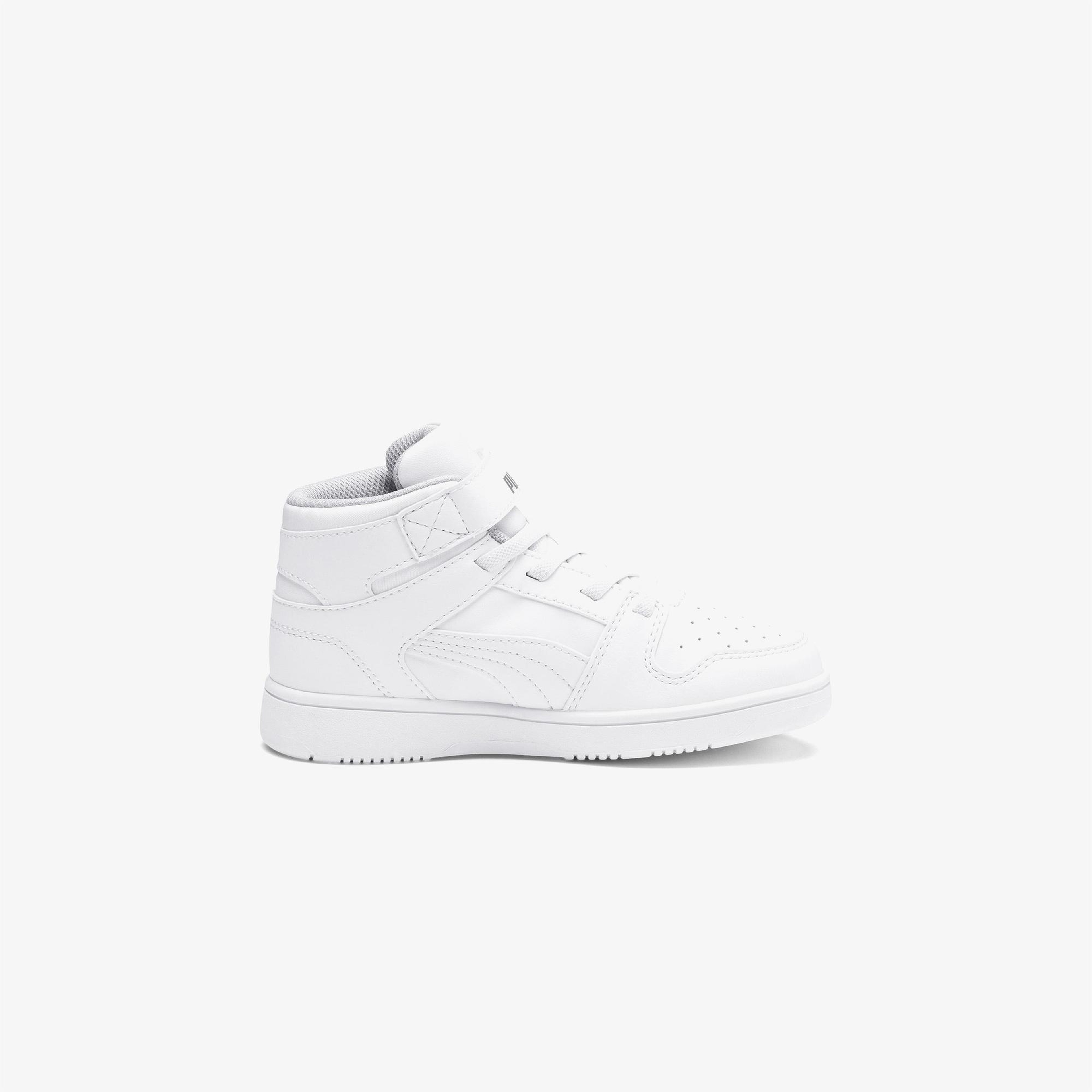 Puma Rebound Layup Sl V Ps Çocuk Beyaz Spor Ayakkabı