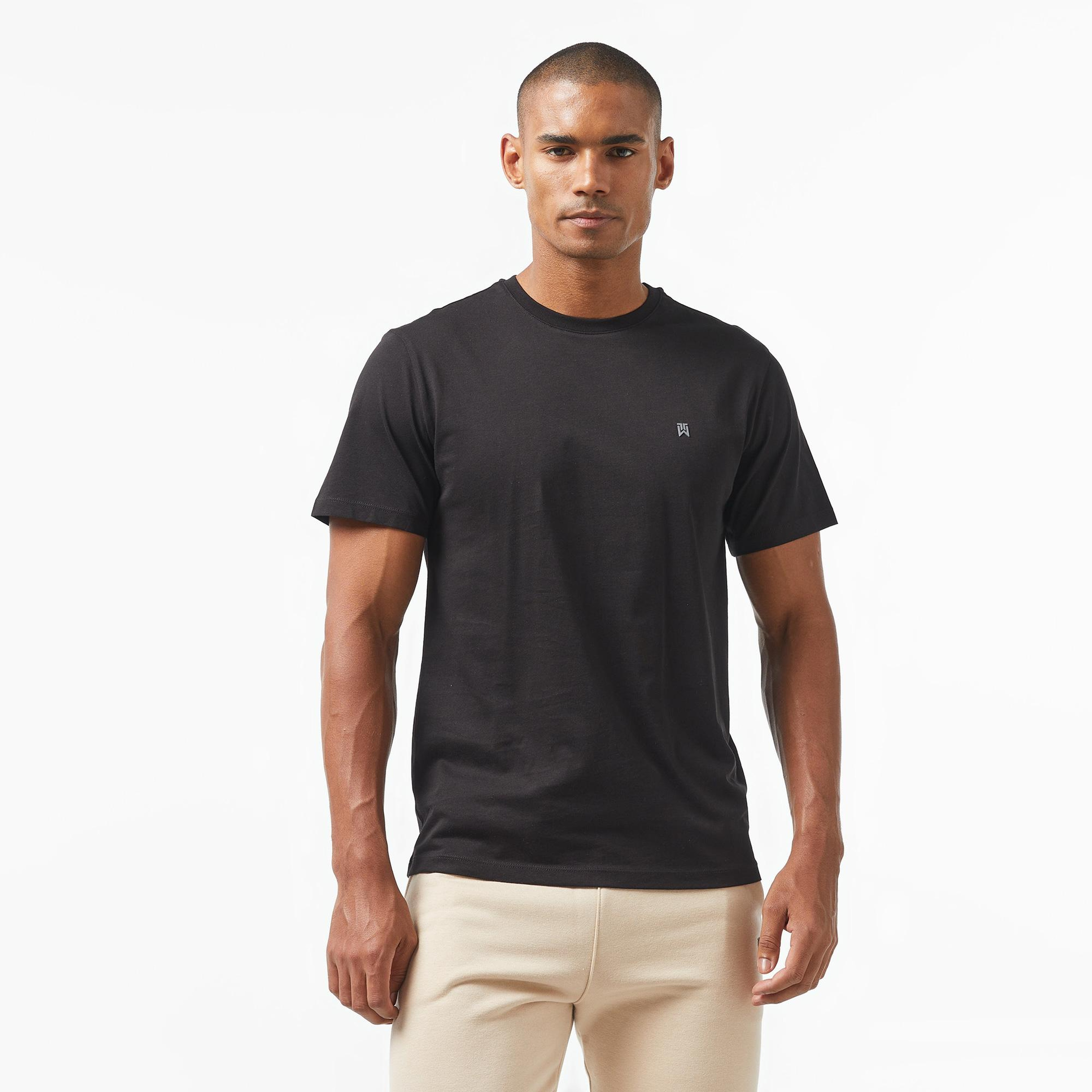 Tactical Wolves Classic Erkek Siyah Günlük T-Shirt
