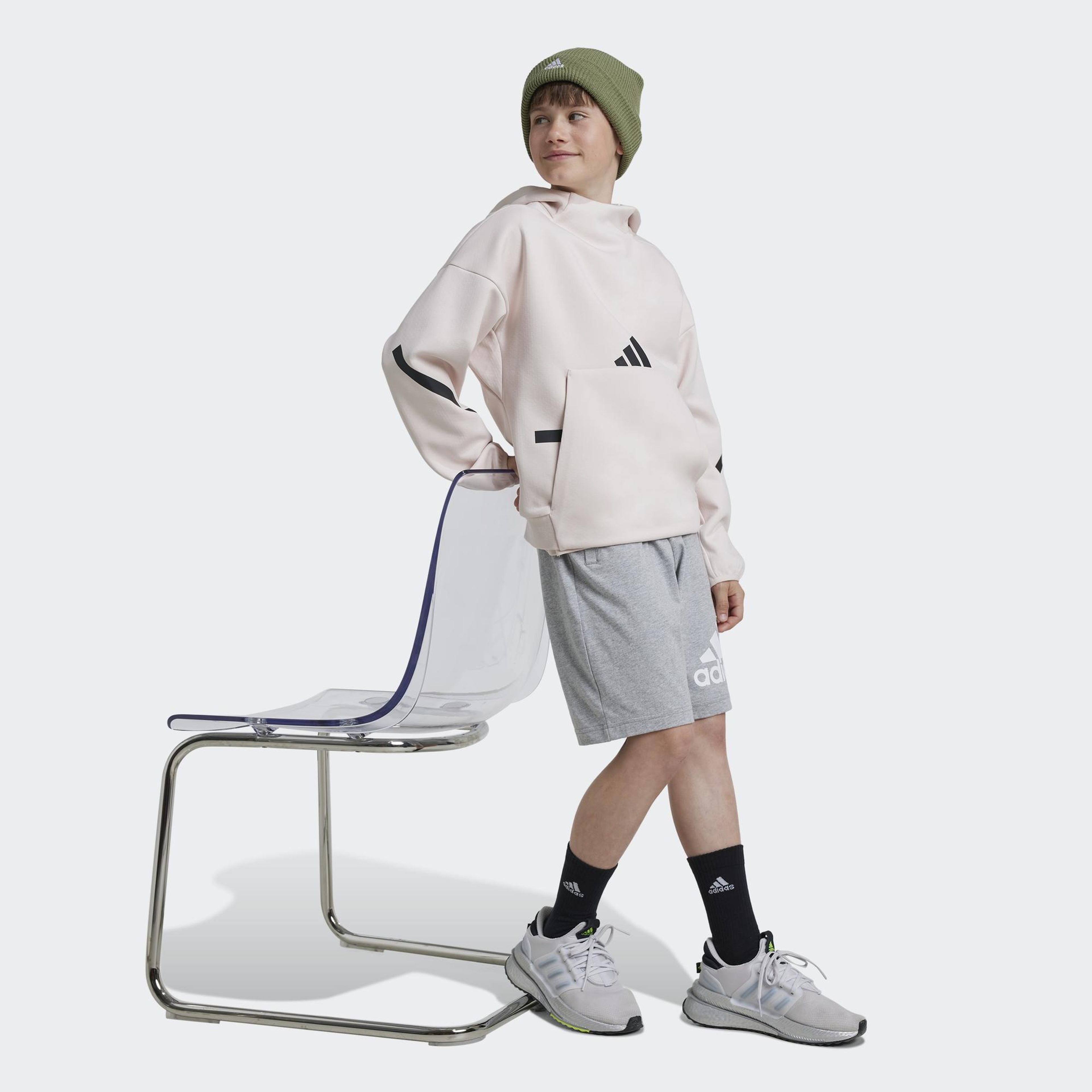 adidas ZNE Çocuk Pembe Günlük Sweatshirt