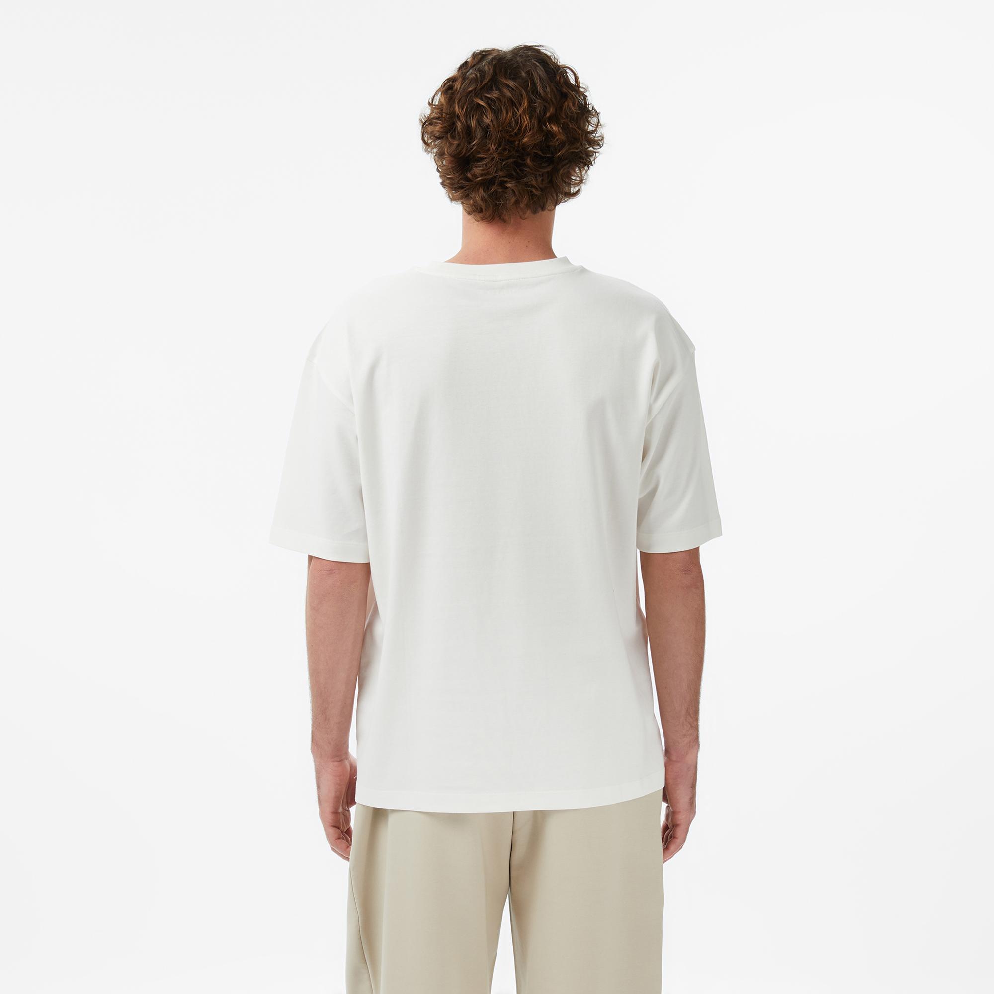 UNITED4 Regular Fit Erkek Bej T-Shirt